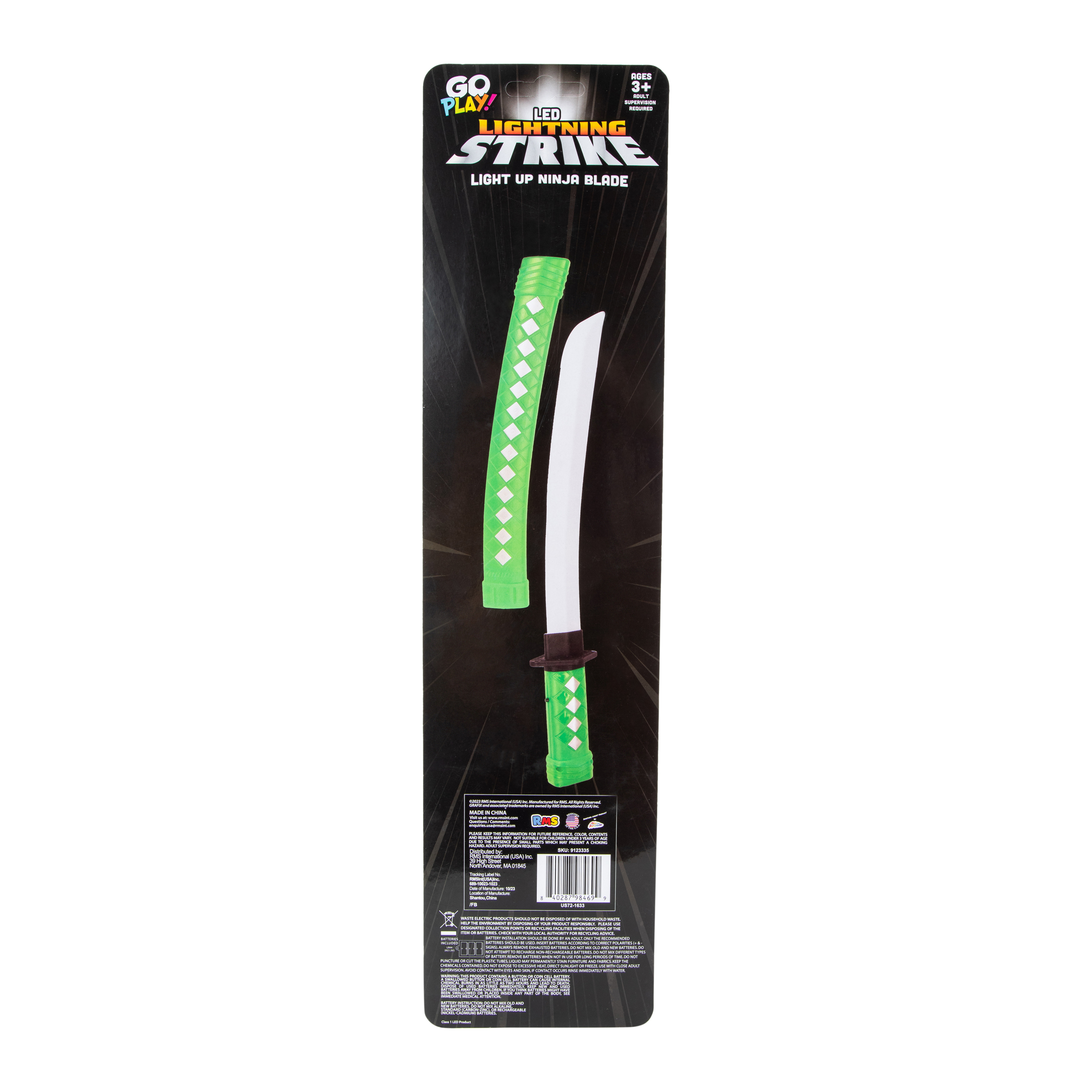 Five Below Hero ninja 28in katana sword with sheath