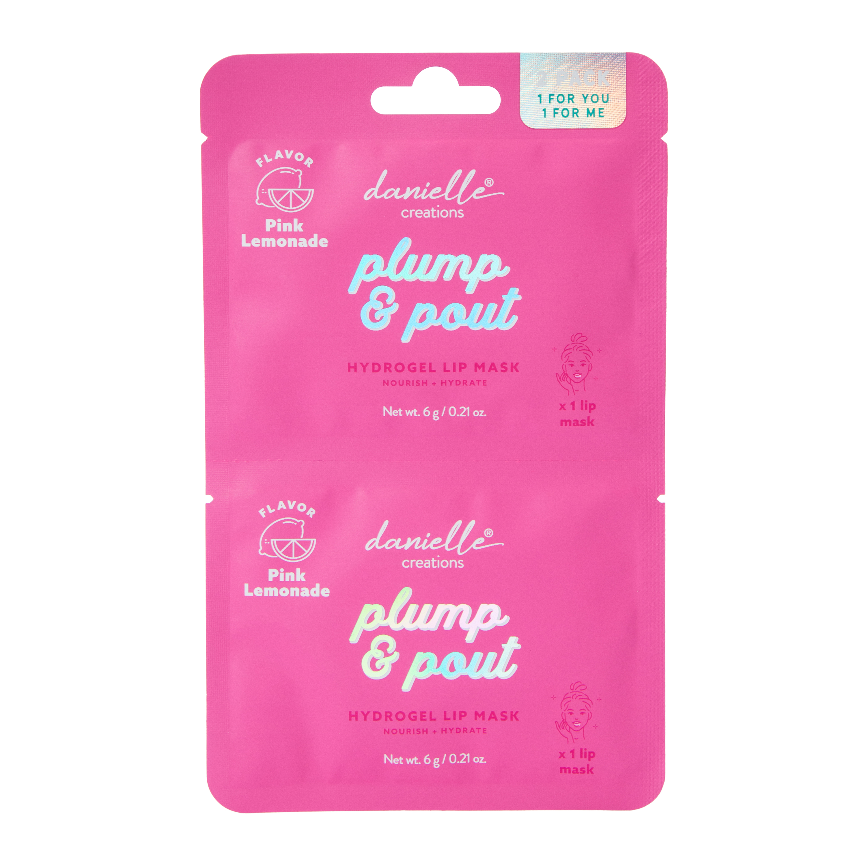 Danielle Creations® Hydrogel Lip Mask 2-Count