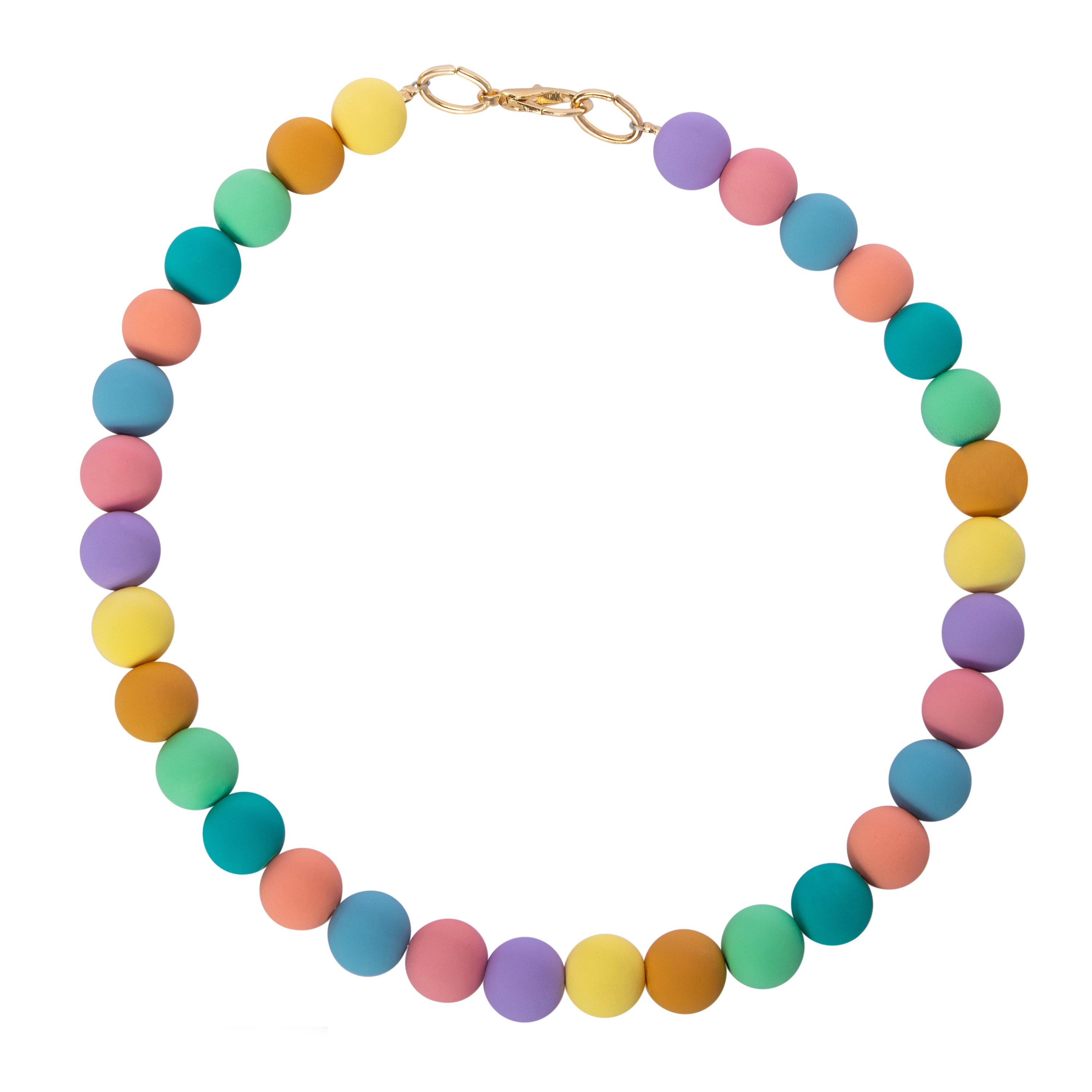 Rainbow Bead Pet Jewelry - Large