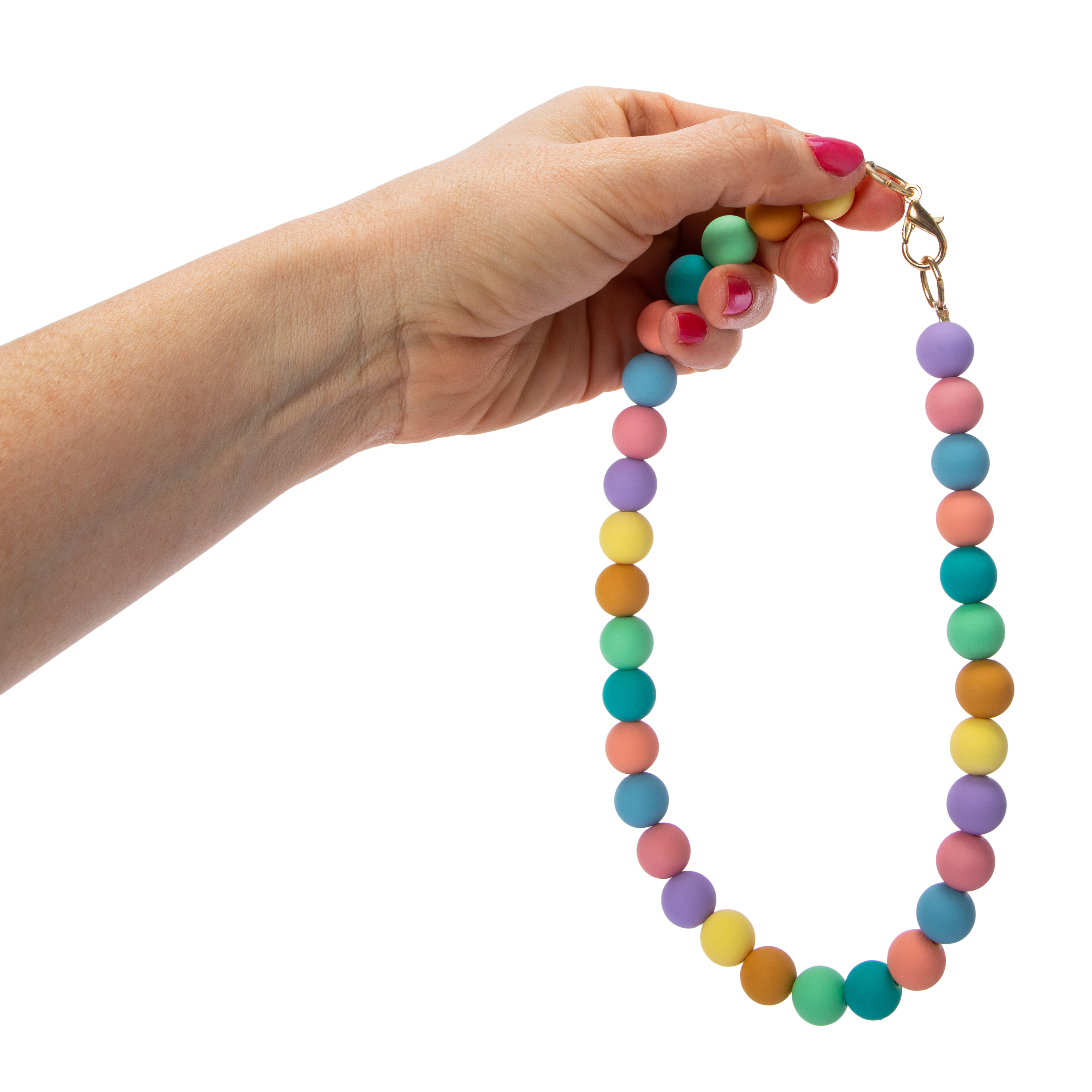 Rainbow Bead Pet Jewelry - Large