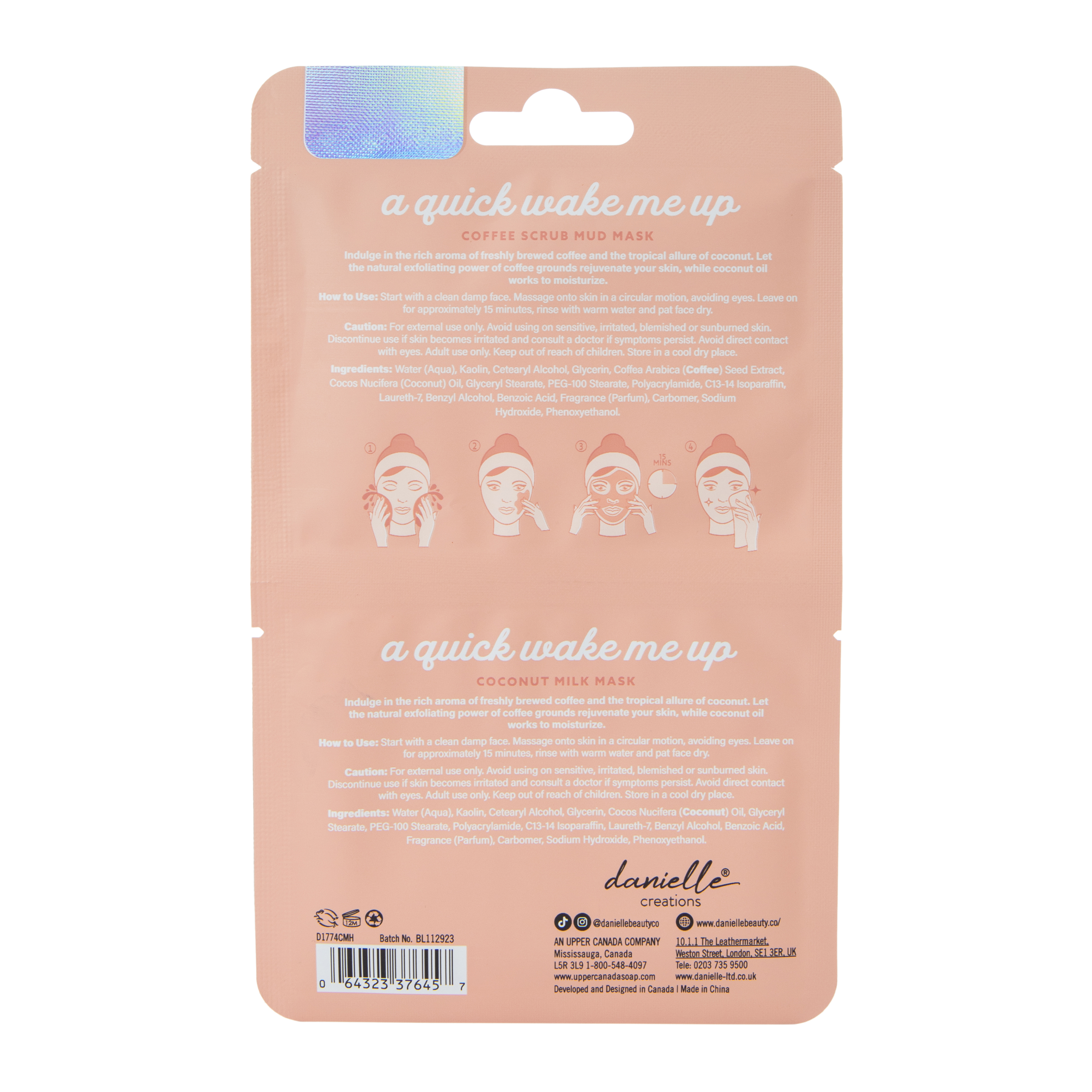 Danielle Creations® Scented Skincare 2-Count