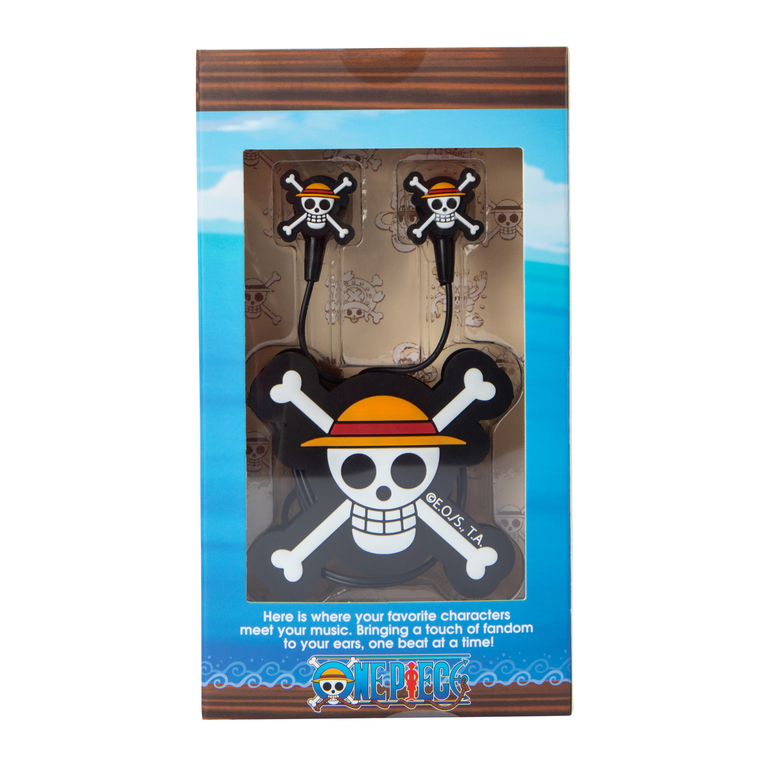 Character Earbuds With Cord Organizer