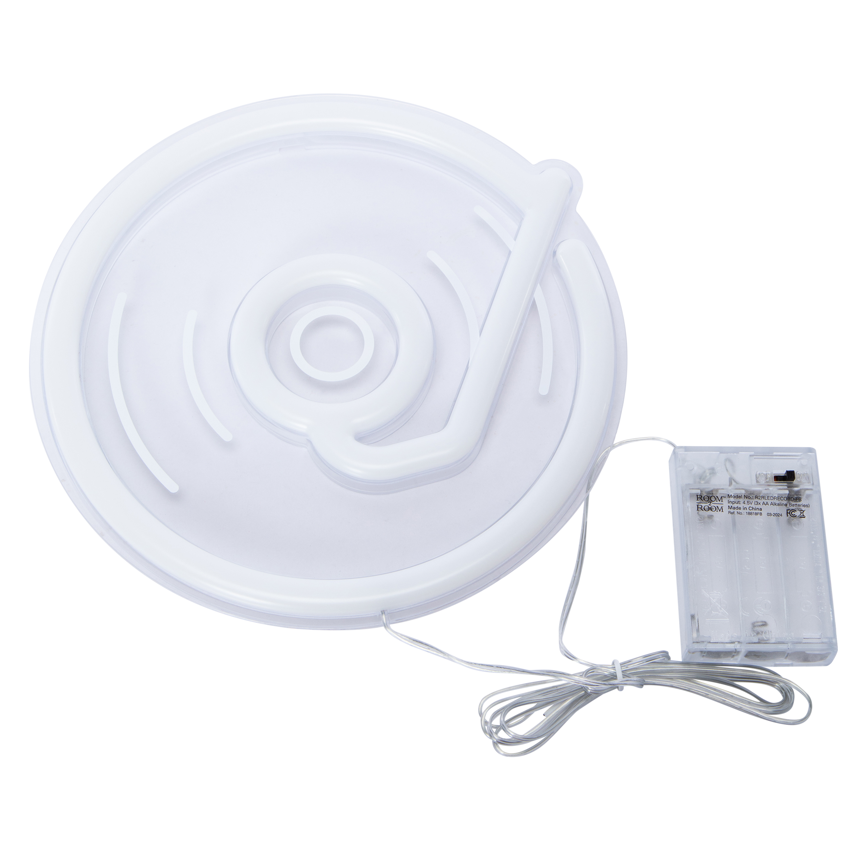 Record Player LED Wall Light 8.34in
