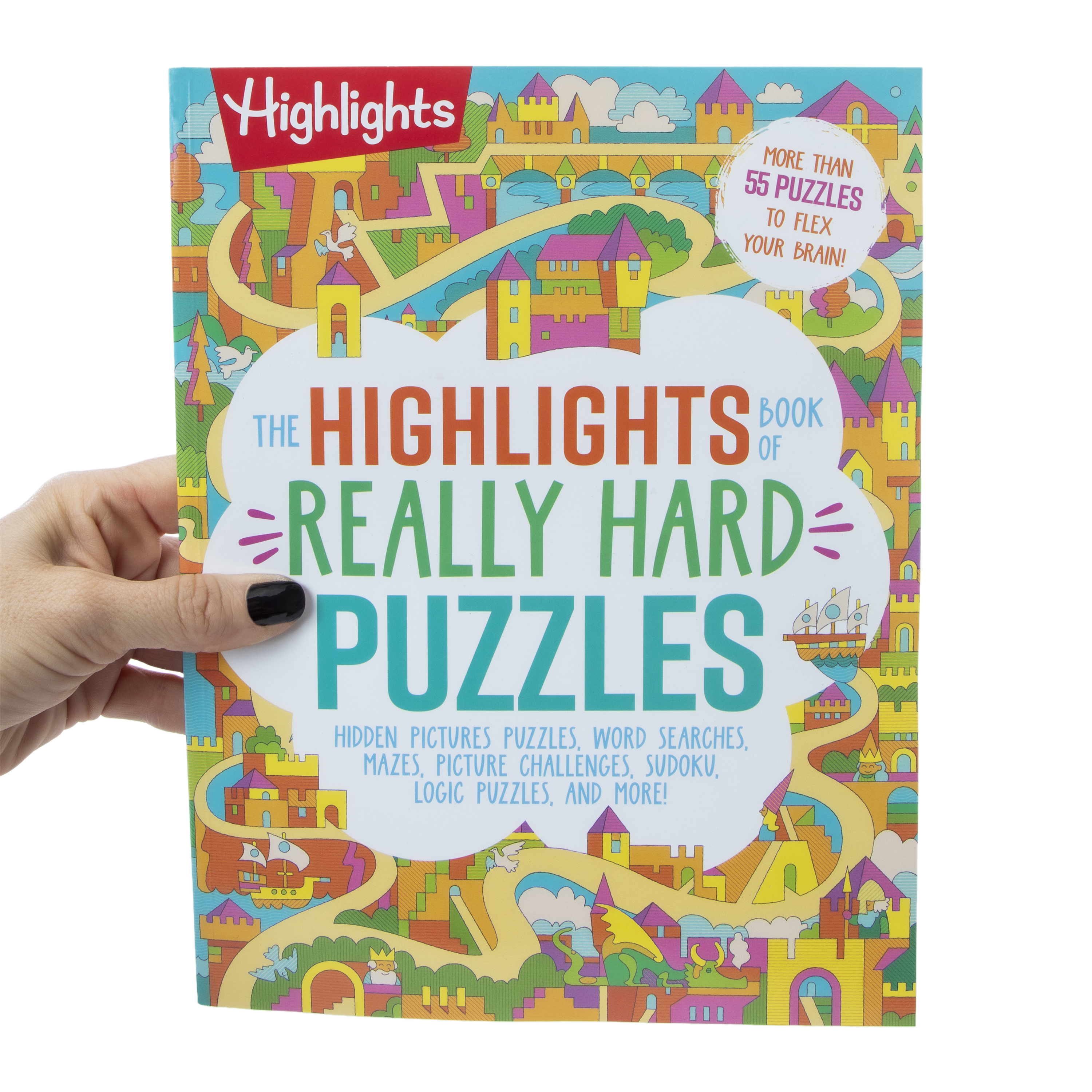 The Highlights Book Of Really Hard Puzzles