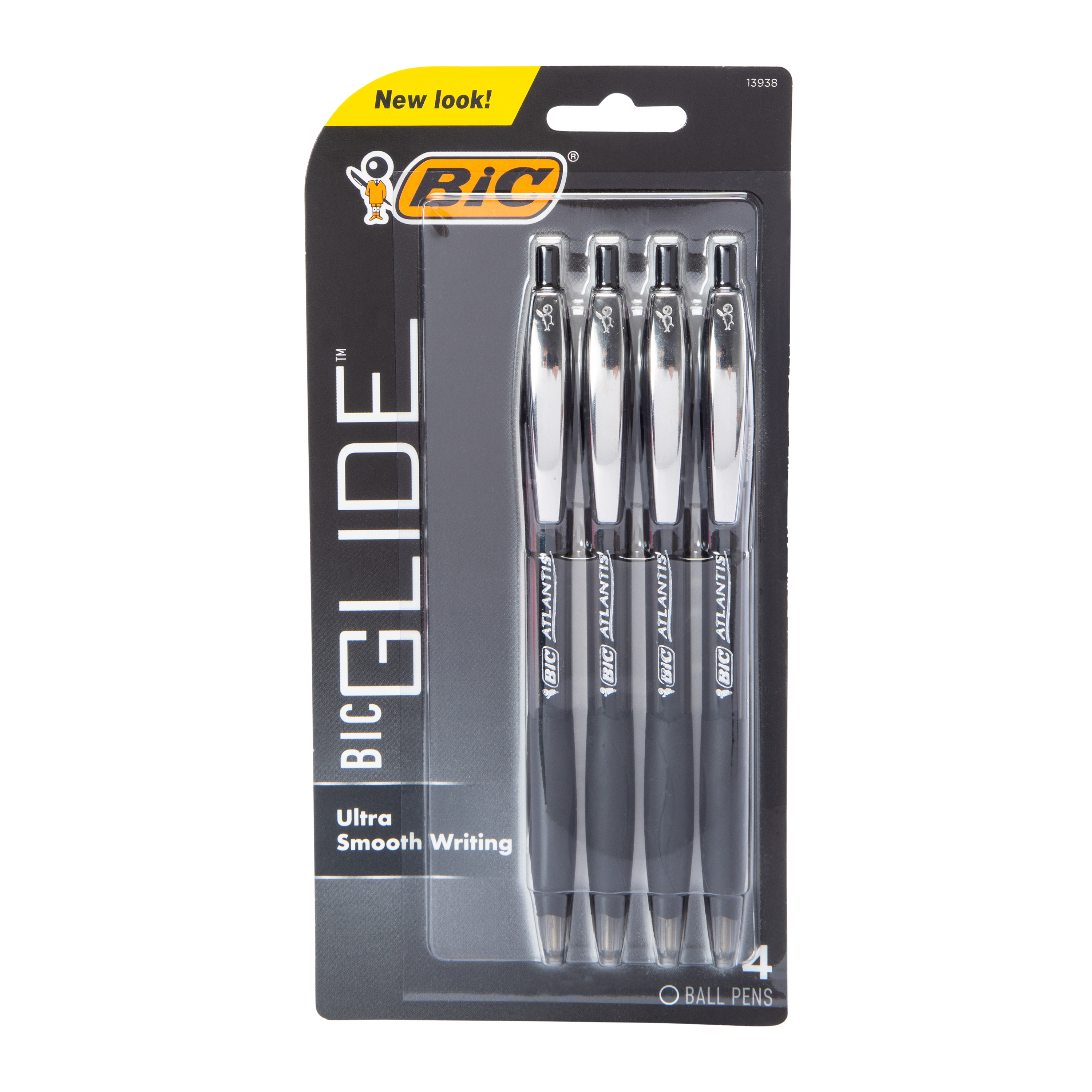 Bic® Big Glide™ Ball Pens 4-Count