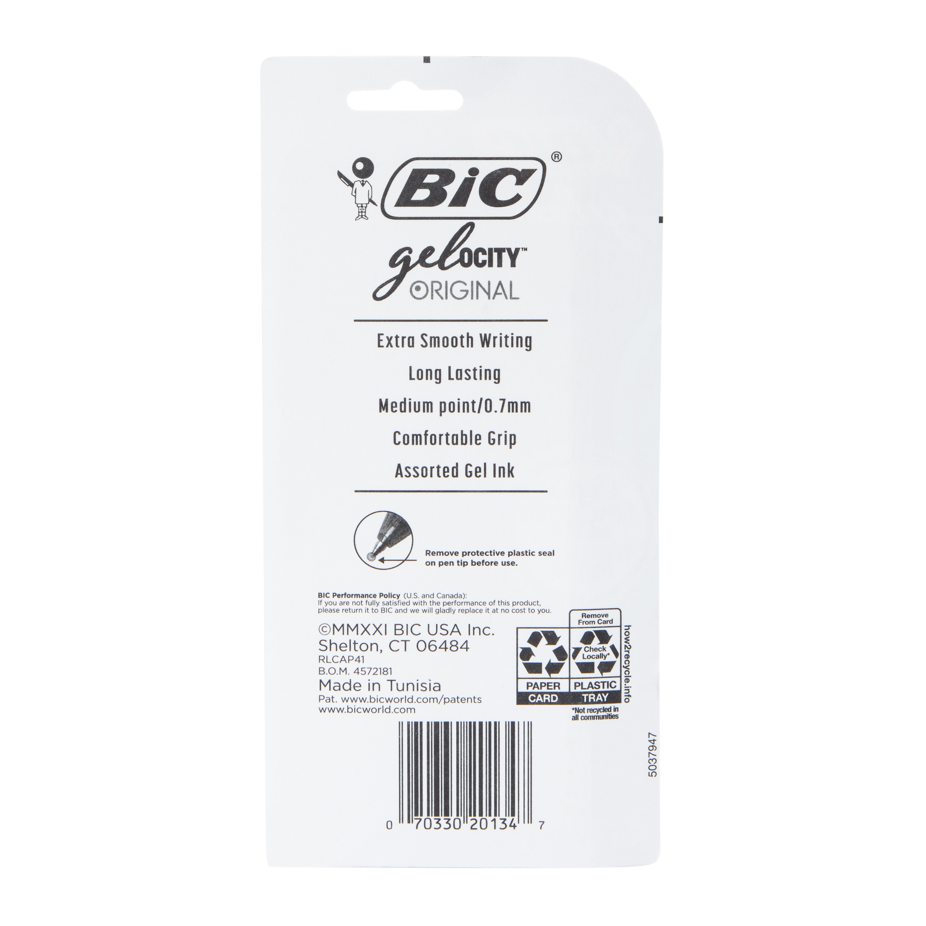 Bic® Gelocity® Assorted Ink Pens 4-Count