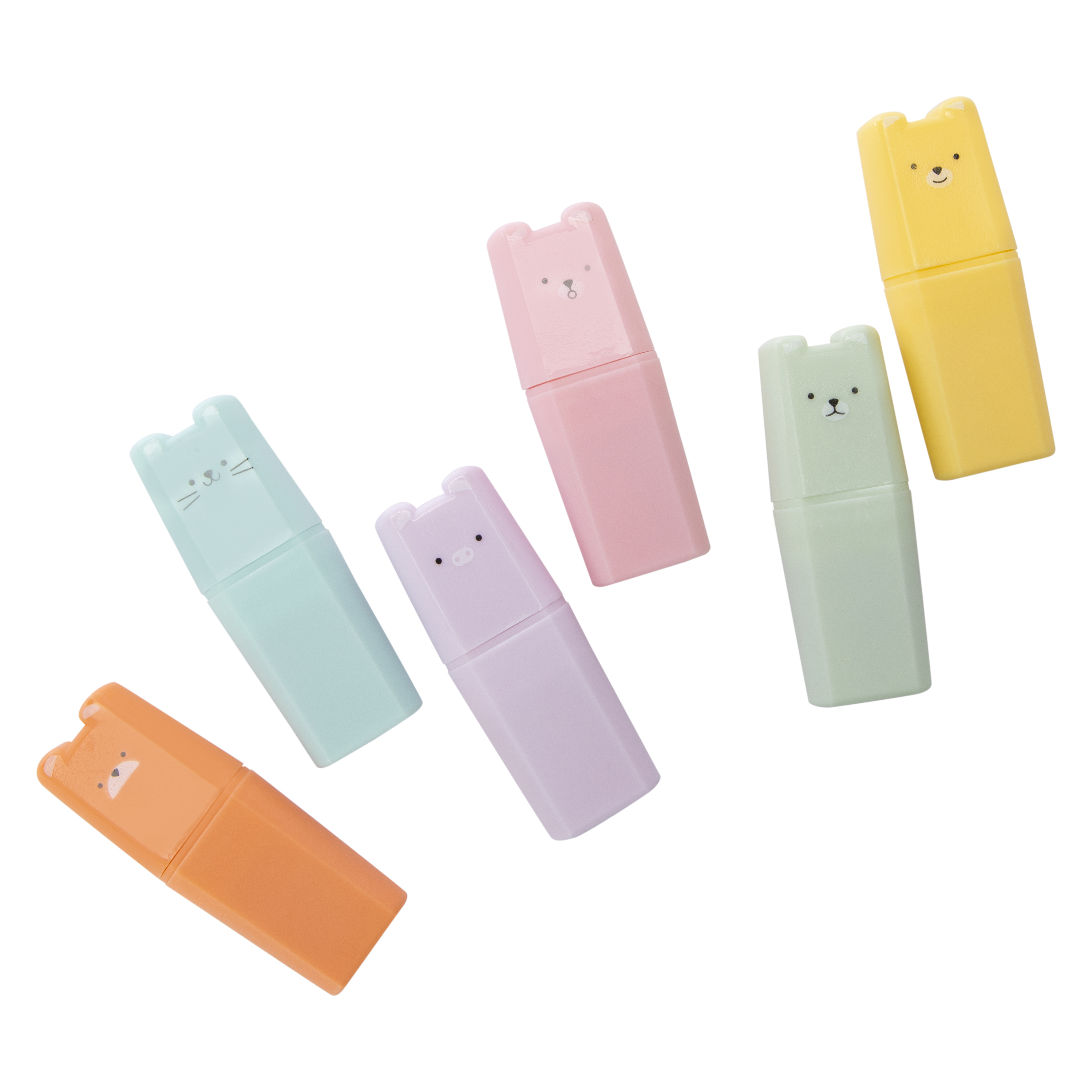 Scented Mini Bear Highlighters 6-Count