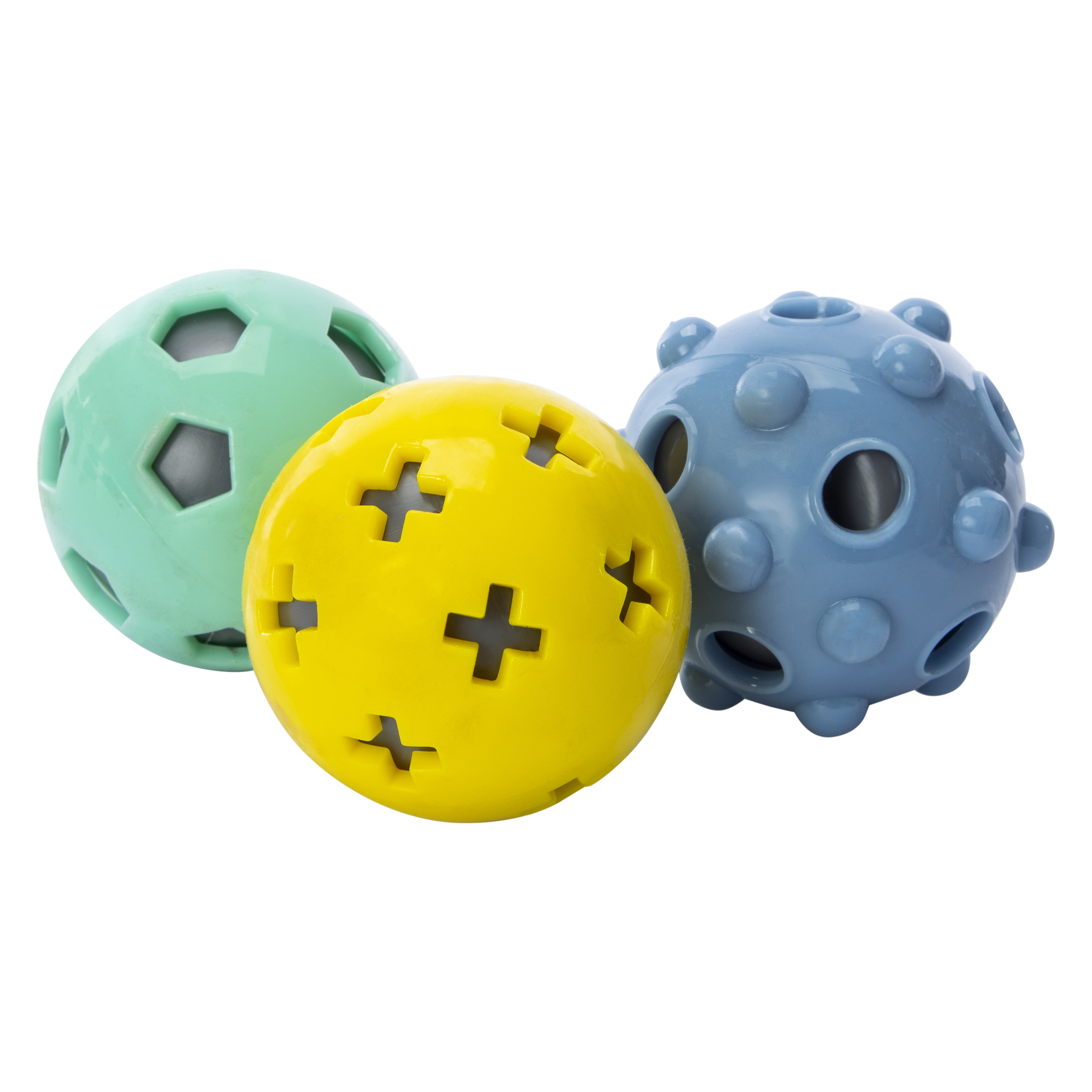 Scented Squeaker Ball Dog Toy 3-Count