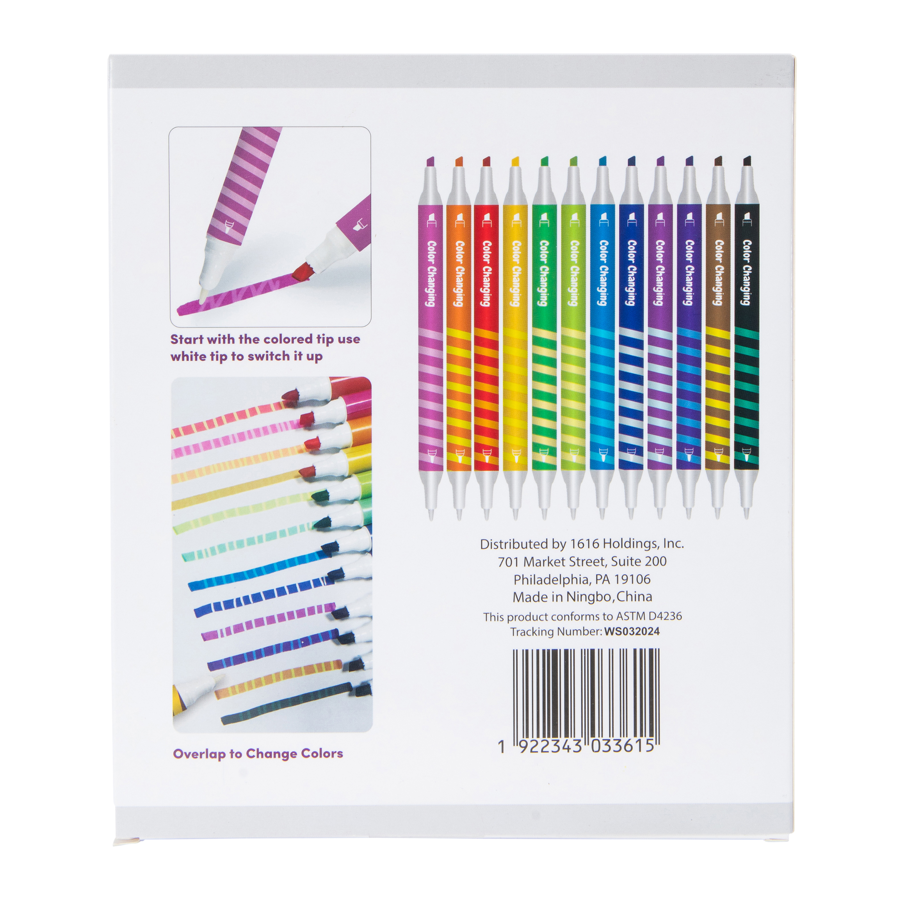 Color Changing Markers 12-Count