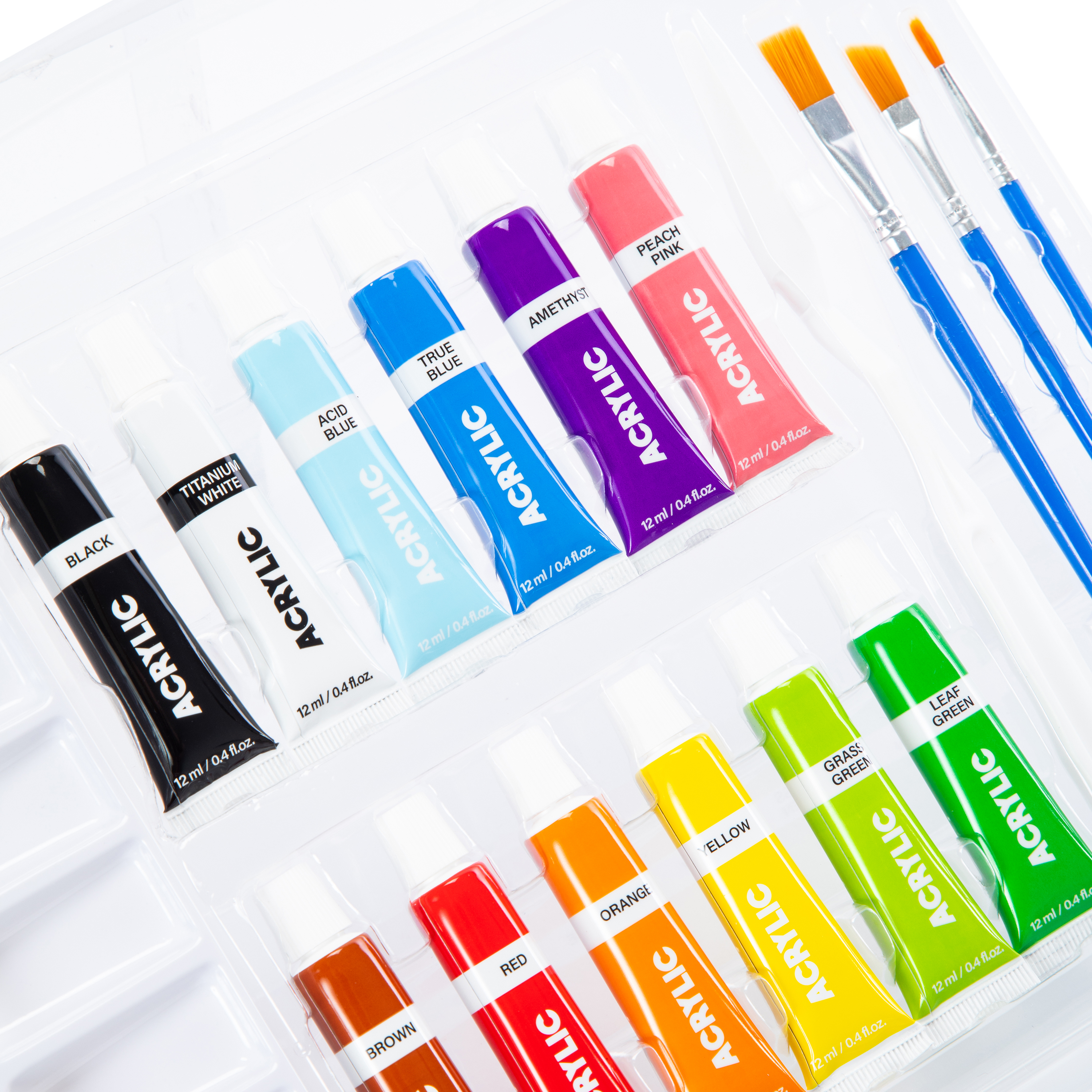 Acrylic Paint Set 17-Piece