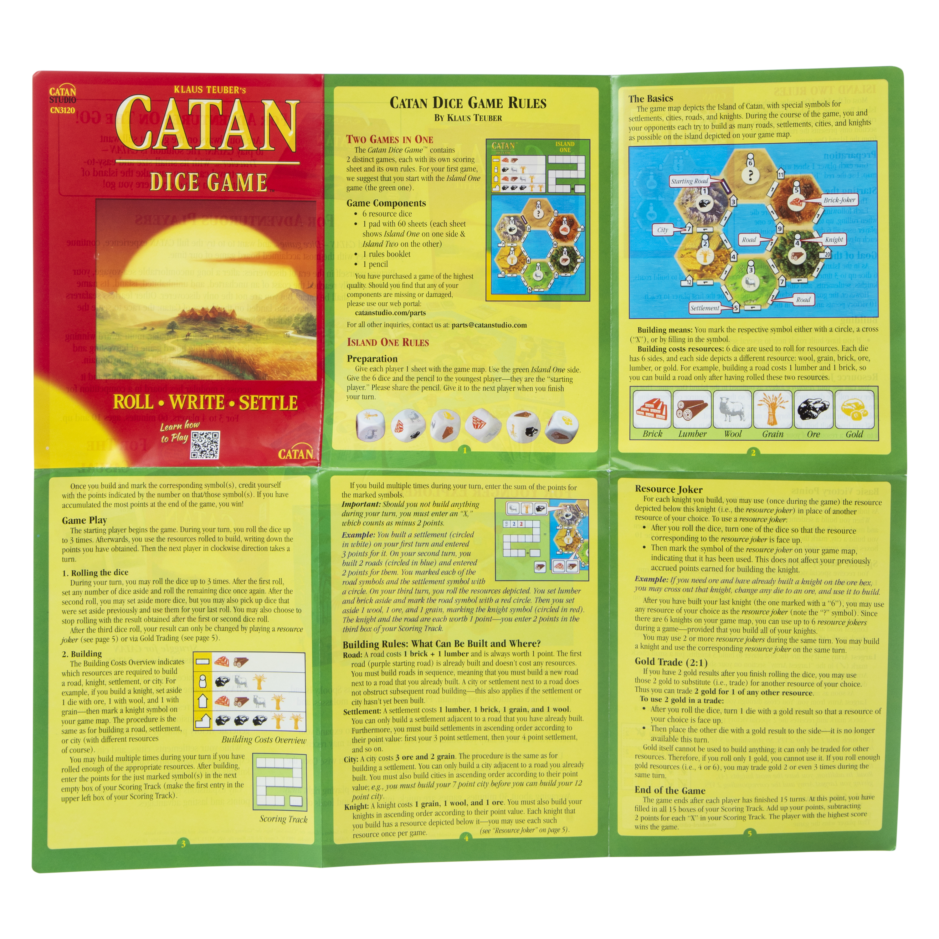 Klaus Teuber's Catan Dice Game™ 6-Count