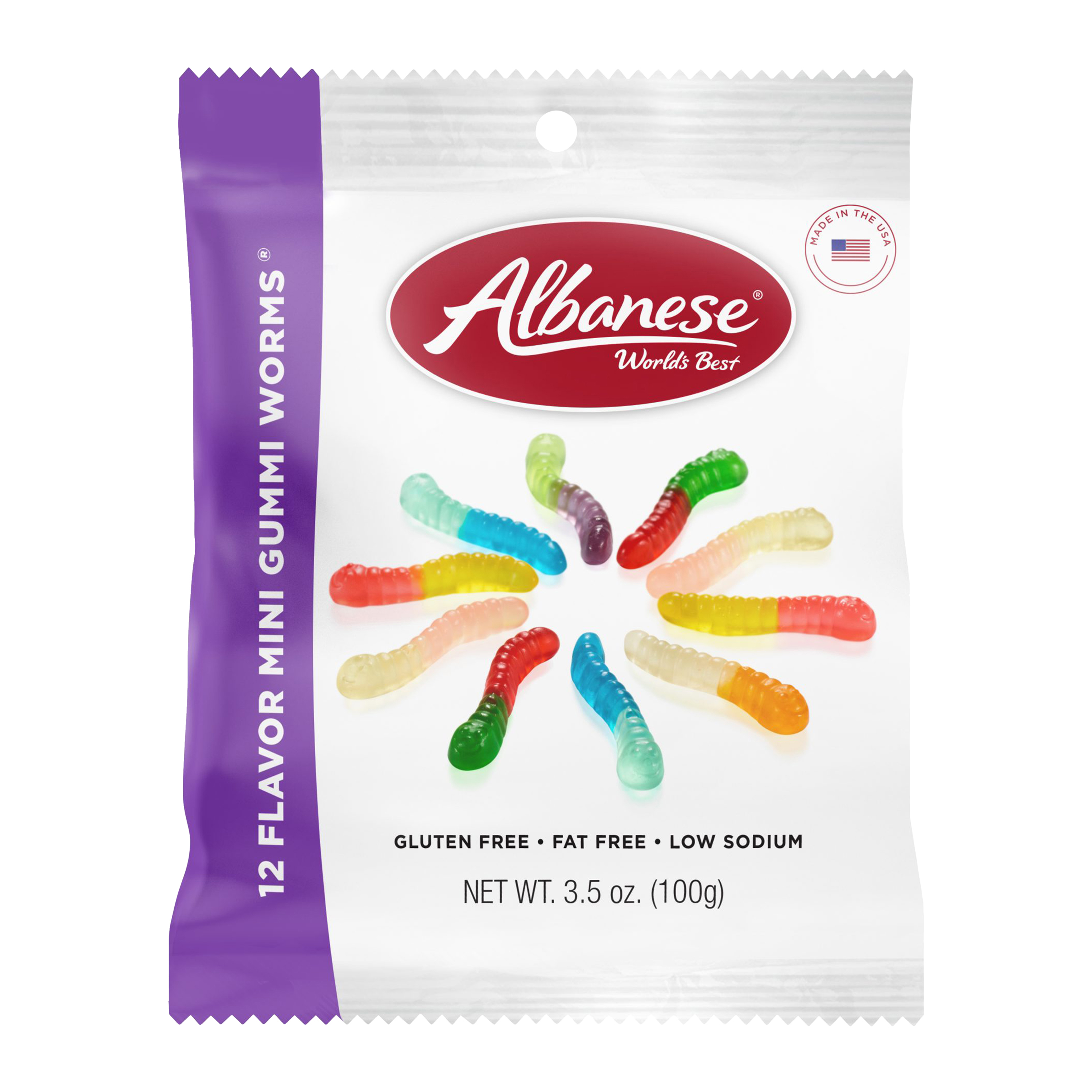 Albanese® 12-Flavor Mini Gummi Worms® 3.5oz