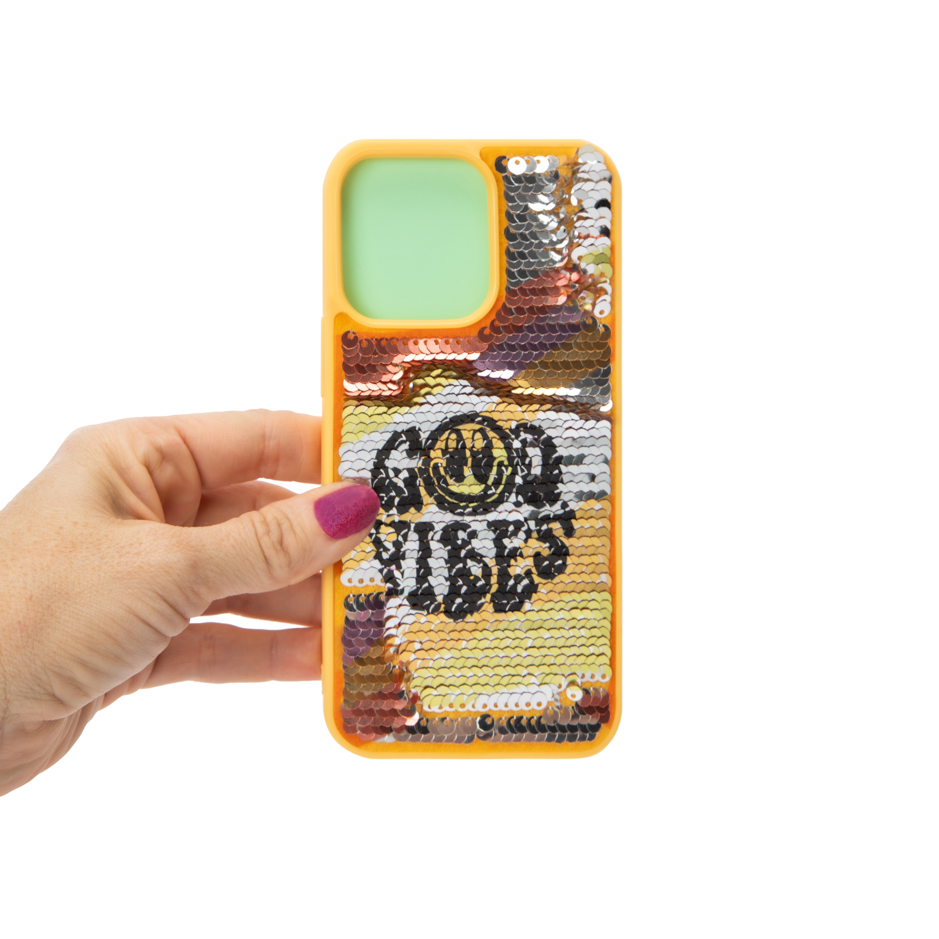 iPhone 15 Plus®/14 Pro Max® Reversible Sequin Phone Case