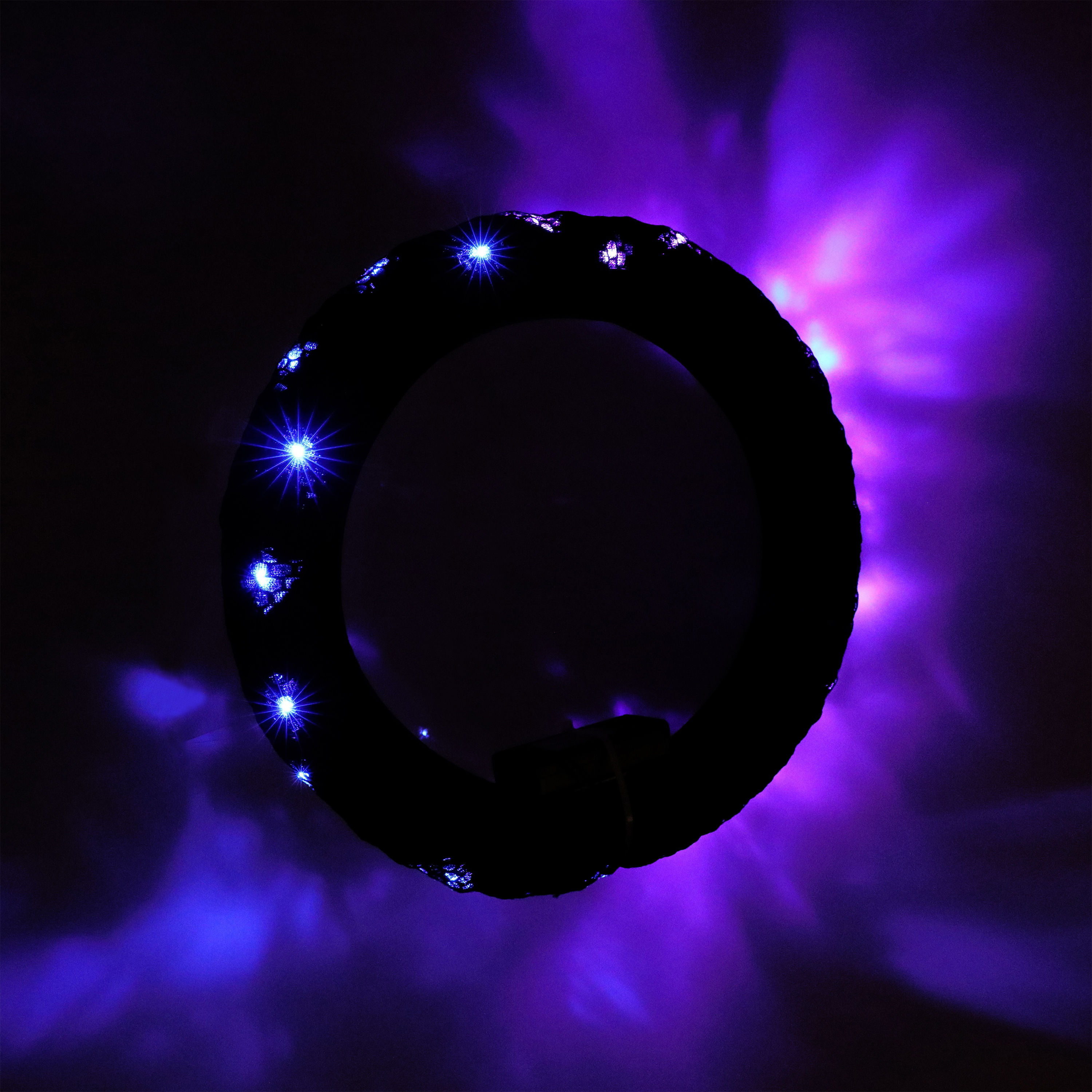 LED Car Steering Wheel Cover 15in