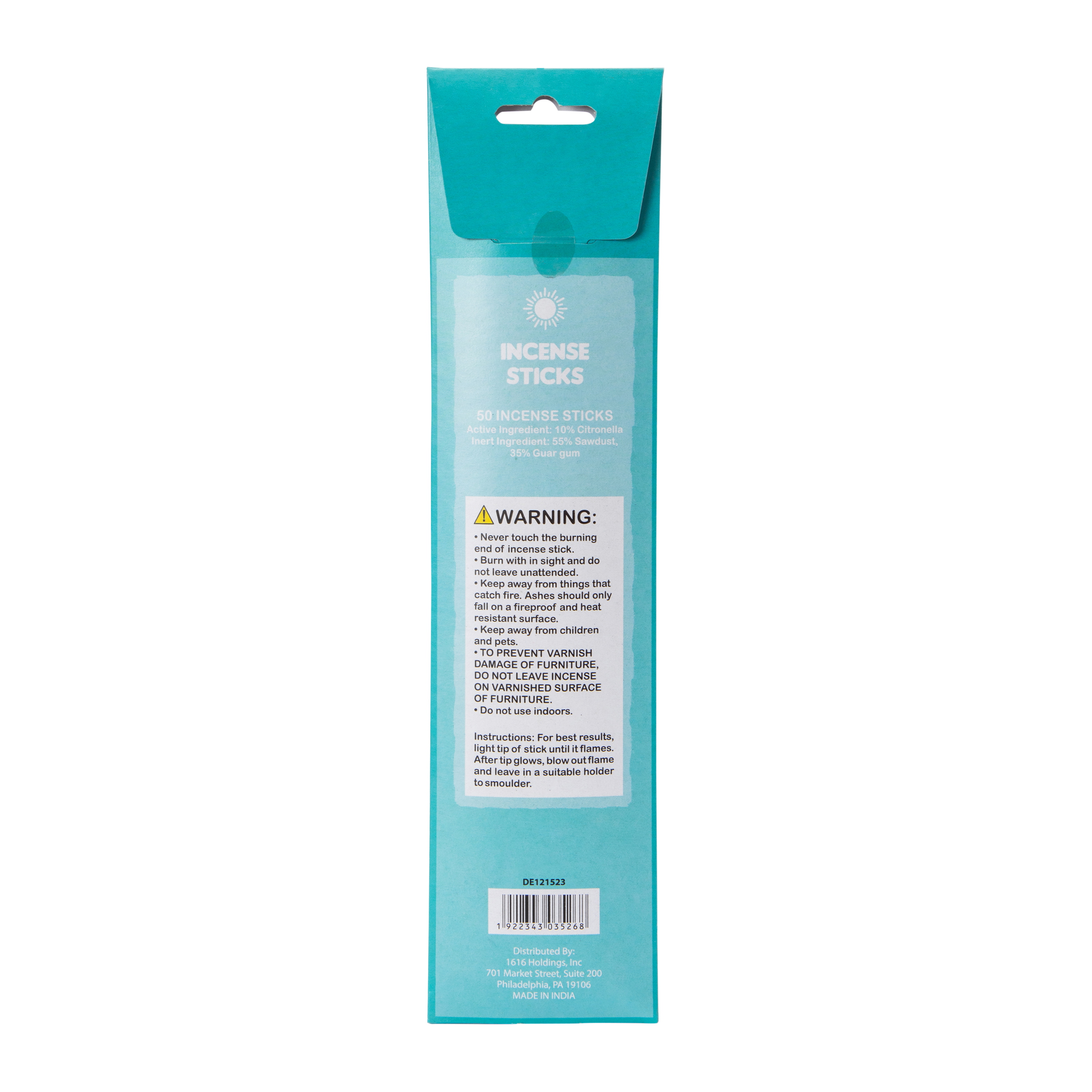 Citronella Incense Sticks 50-Count