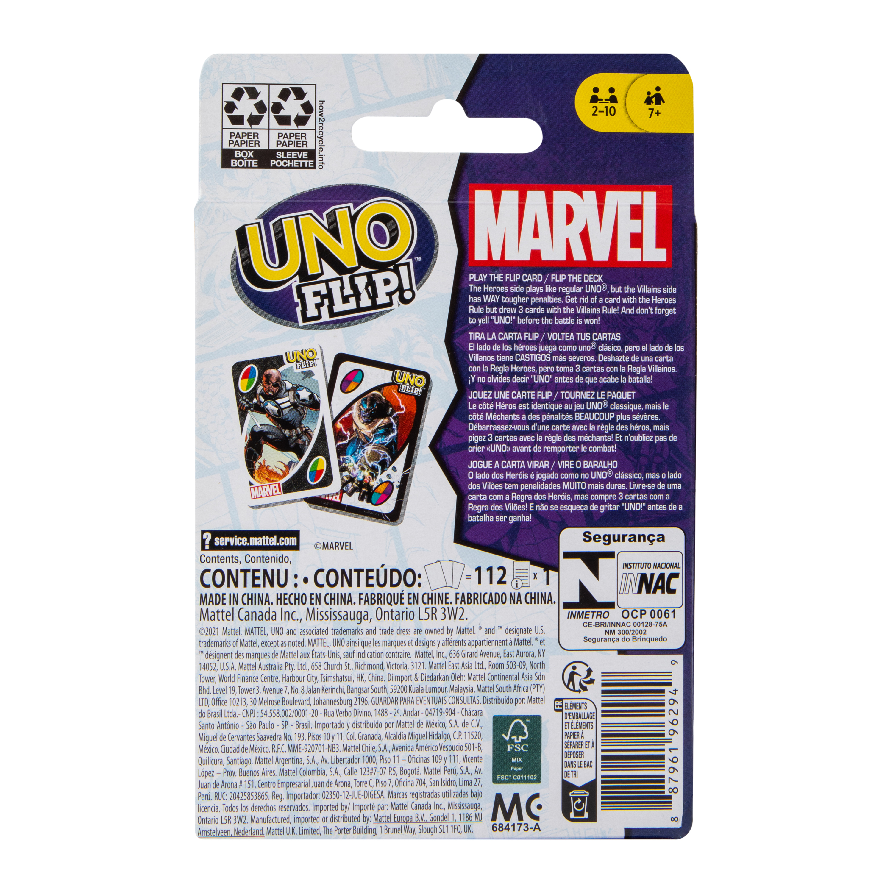 Uno Flip!™ Marvel Card Game