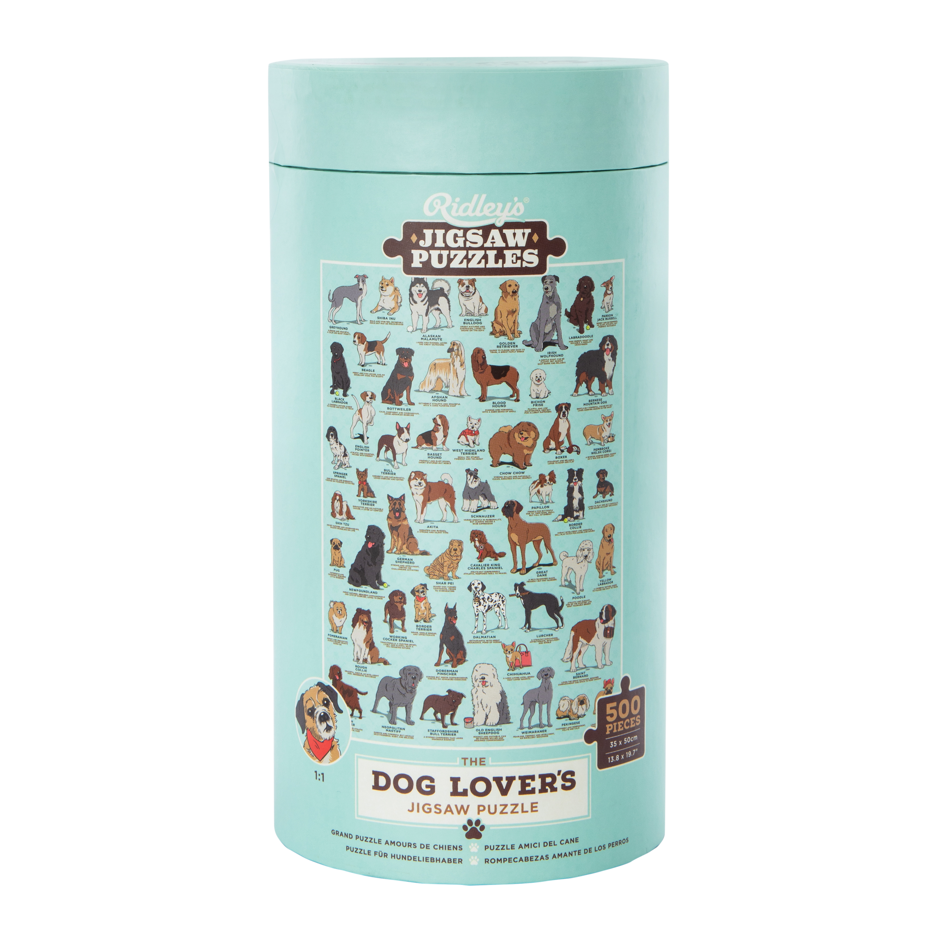 Ridley's® The Dog Lover's Jigsaw Puzzle 500-Piece