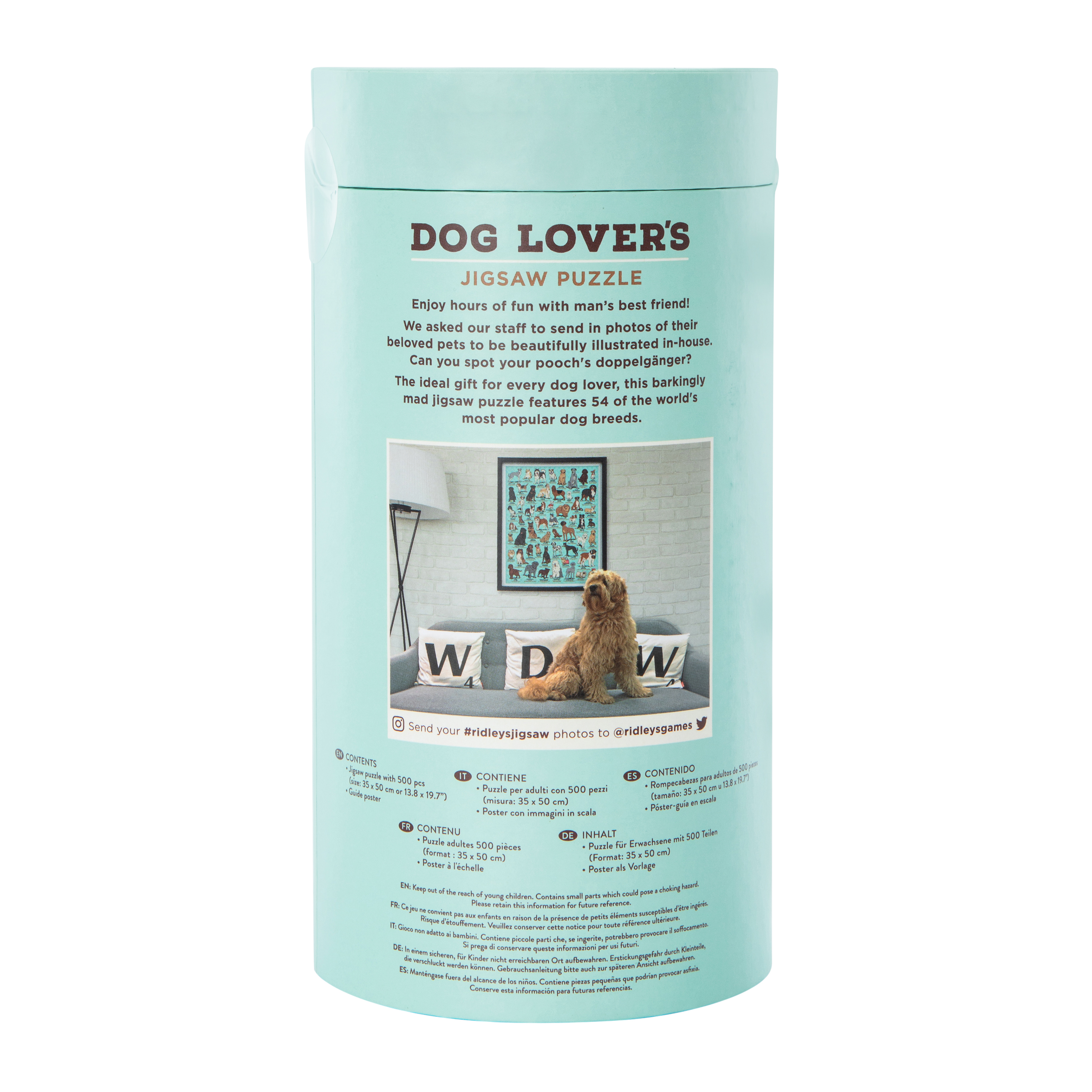 Ridley's® The Dog Lover's Jigsaw Puzzle 500-Piece