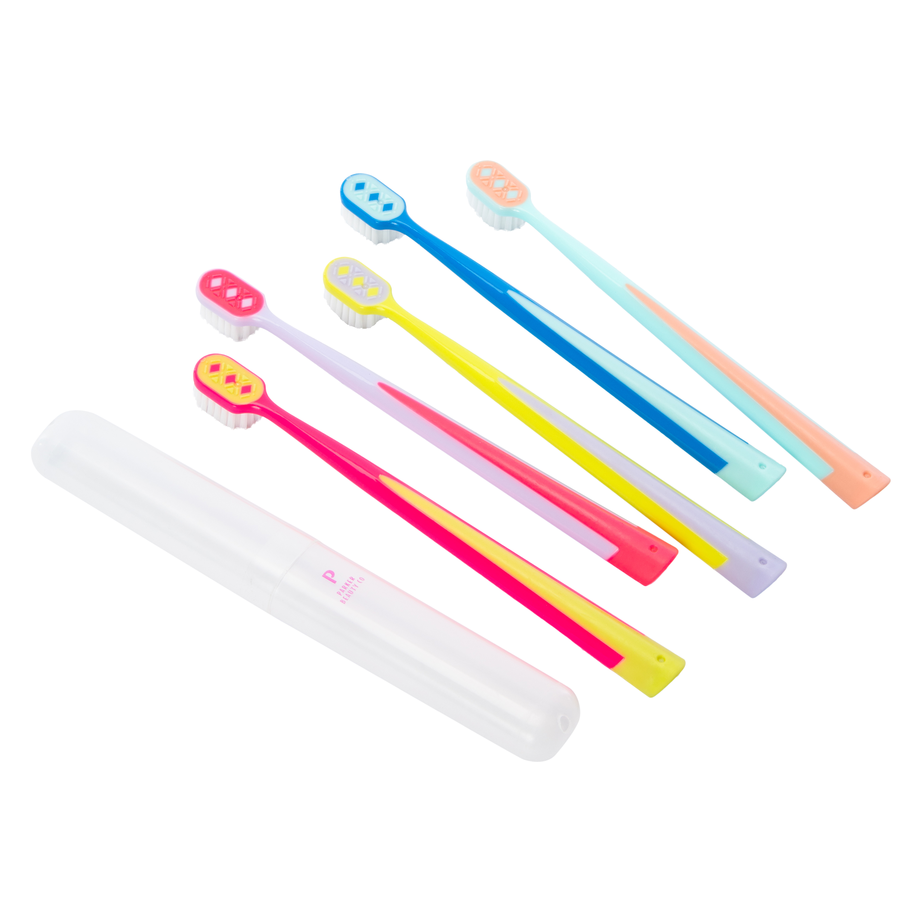 Toothbrush Set With Case 6-Pack