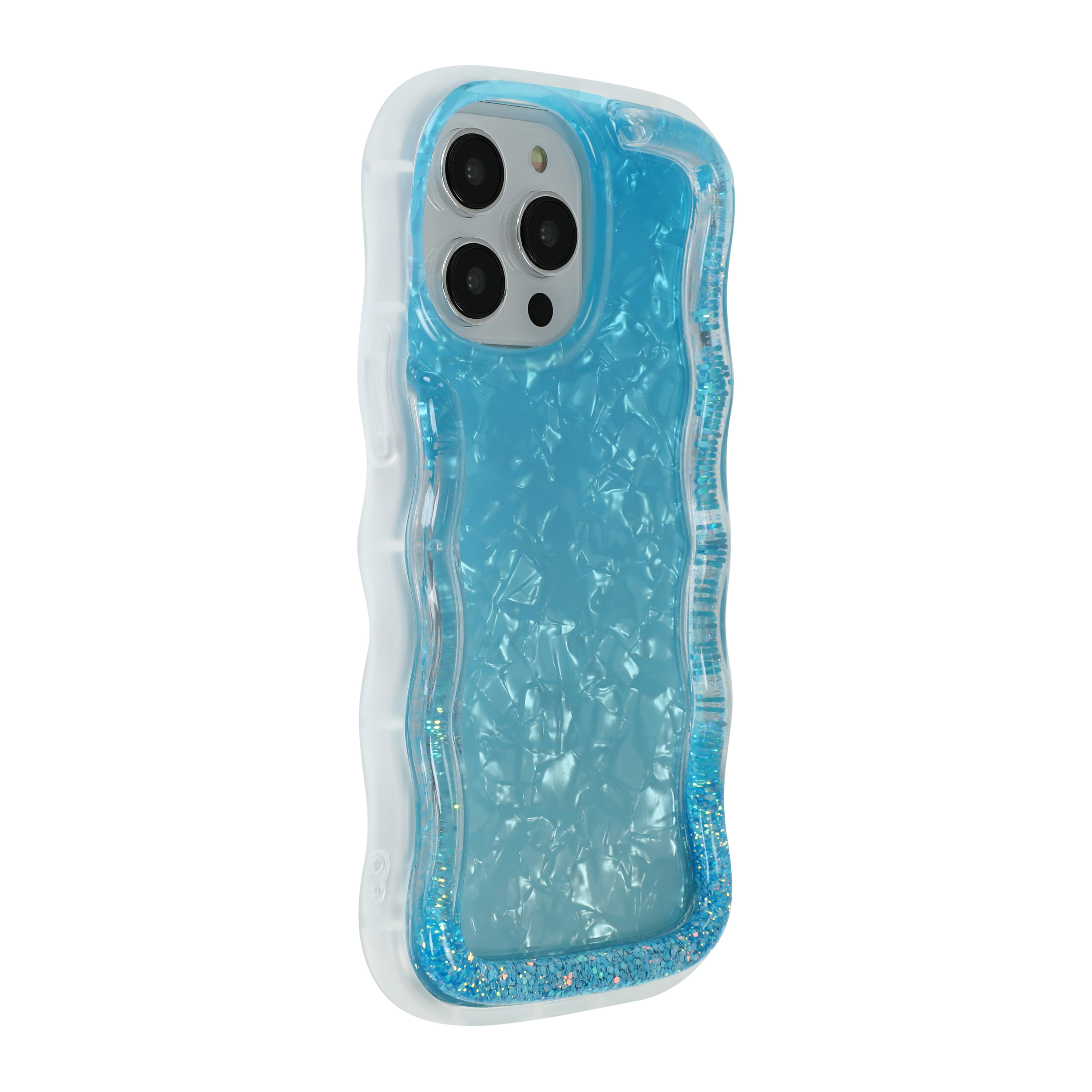 iPhone 15 Plus®/14 Pro Max® Wavy Glitter Phone Case