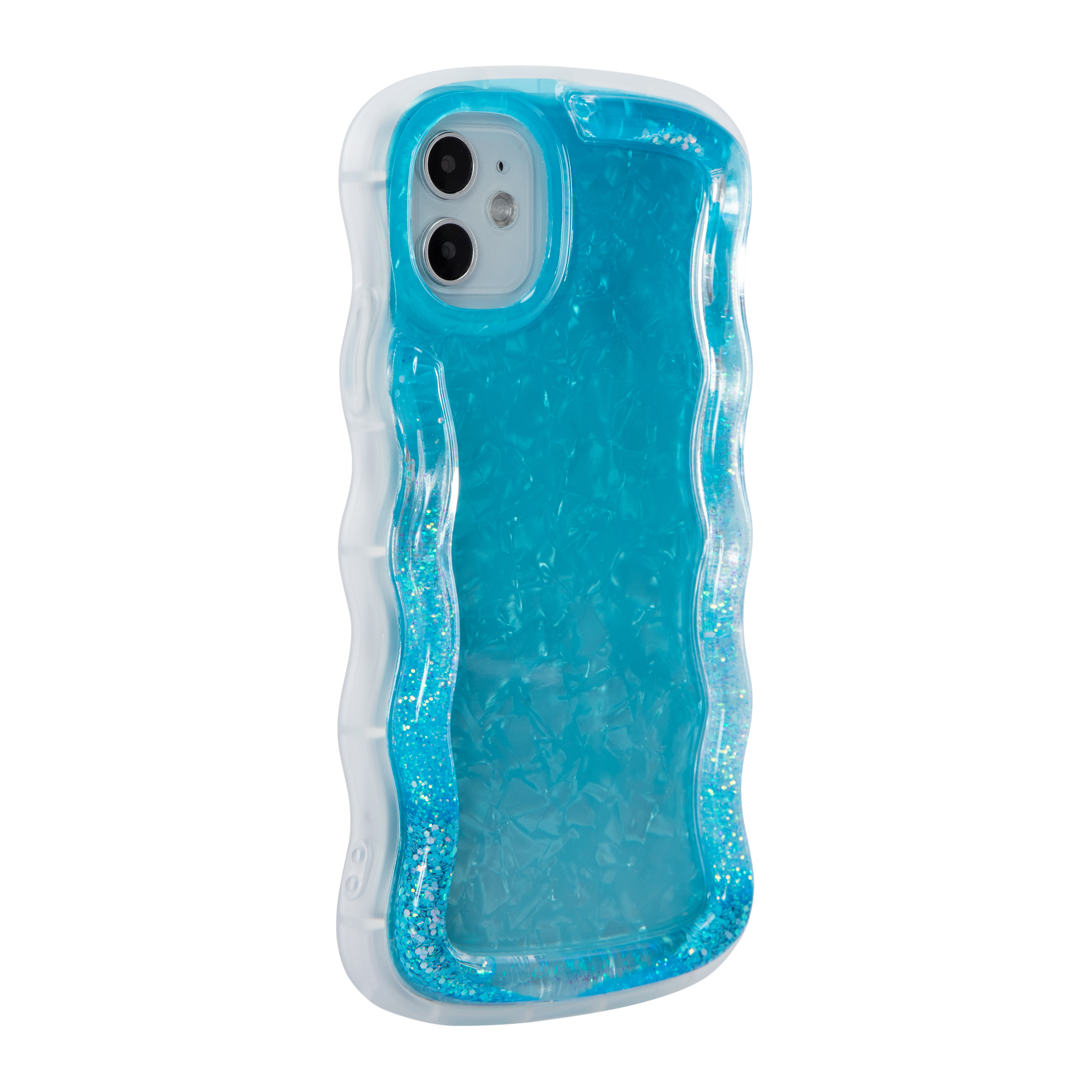 iPhone 11®/Xr® Wavy Glitter Phone Case