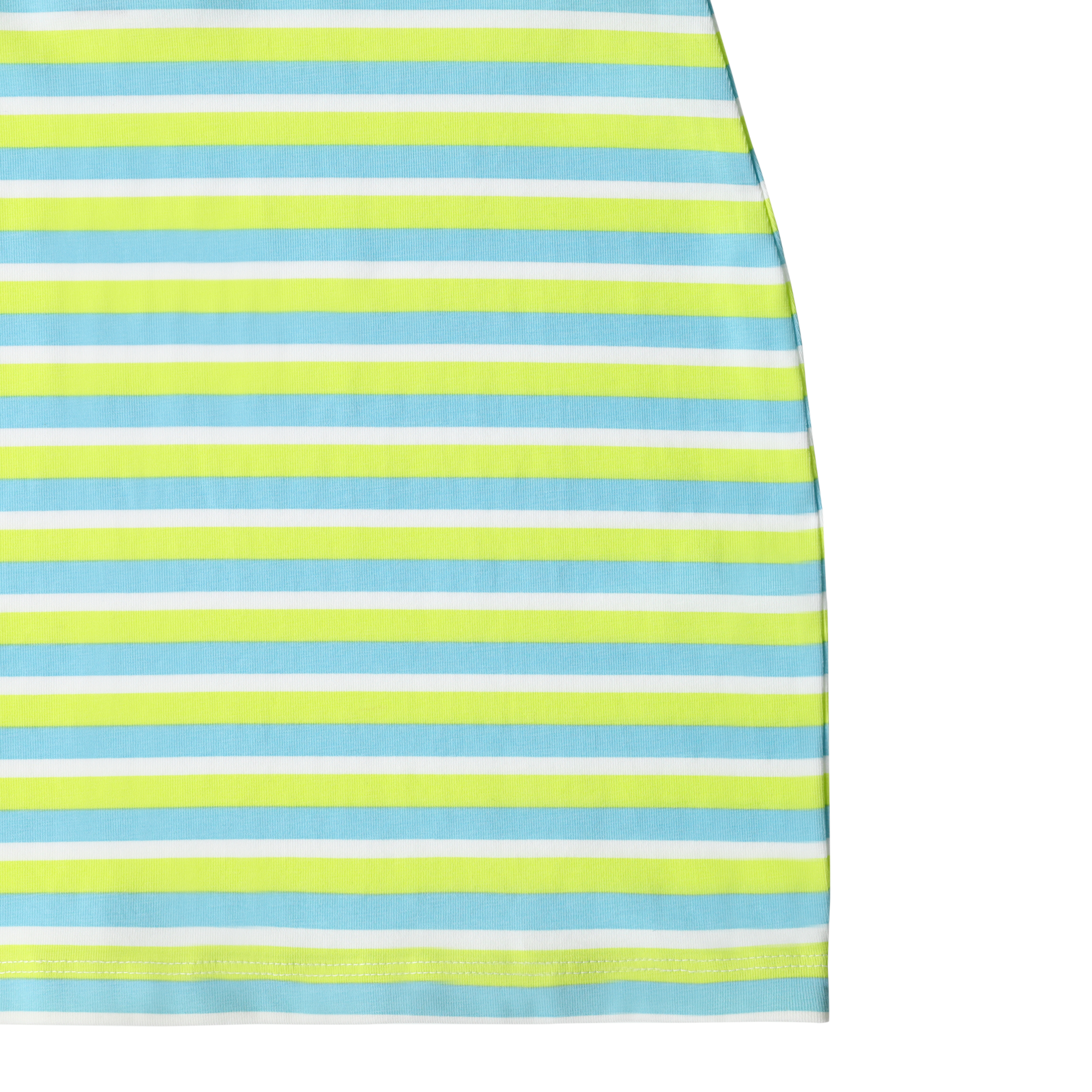 Striped Cotton Mini Skirt