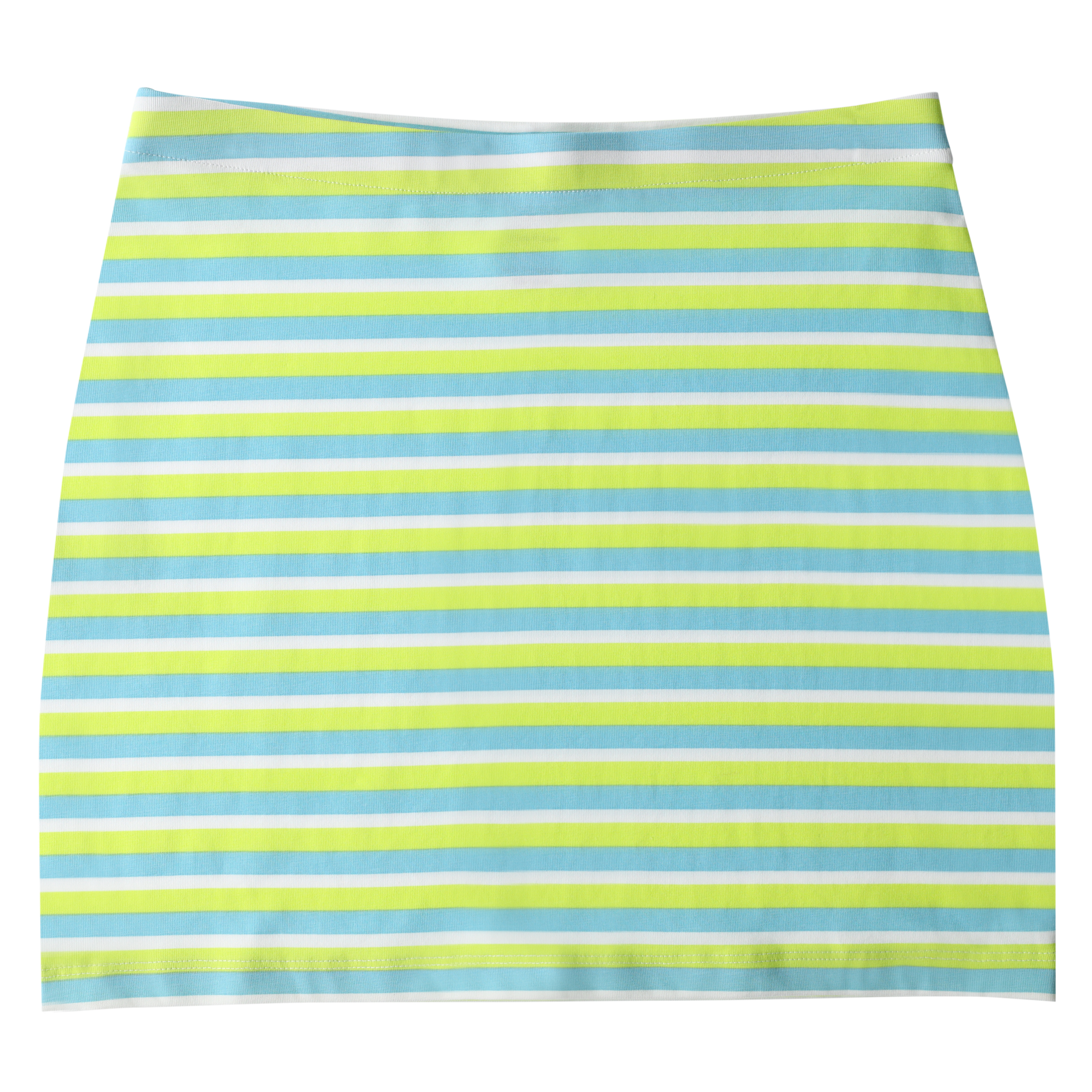 Striped Cotton Mini Skirt