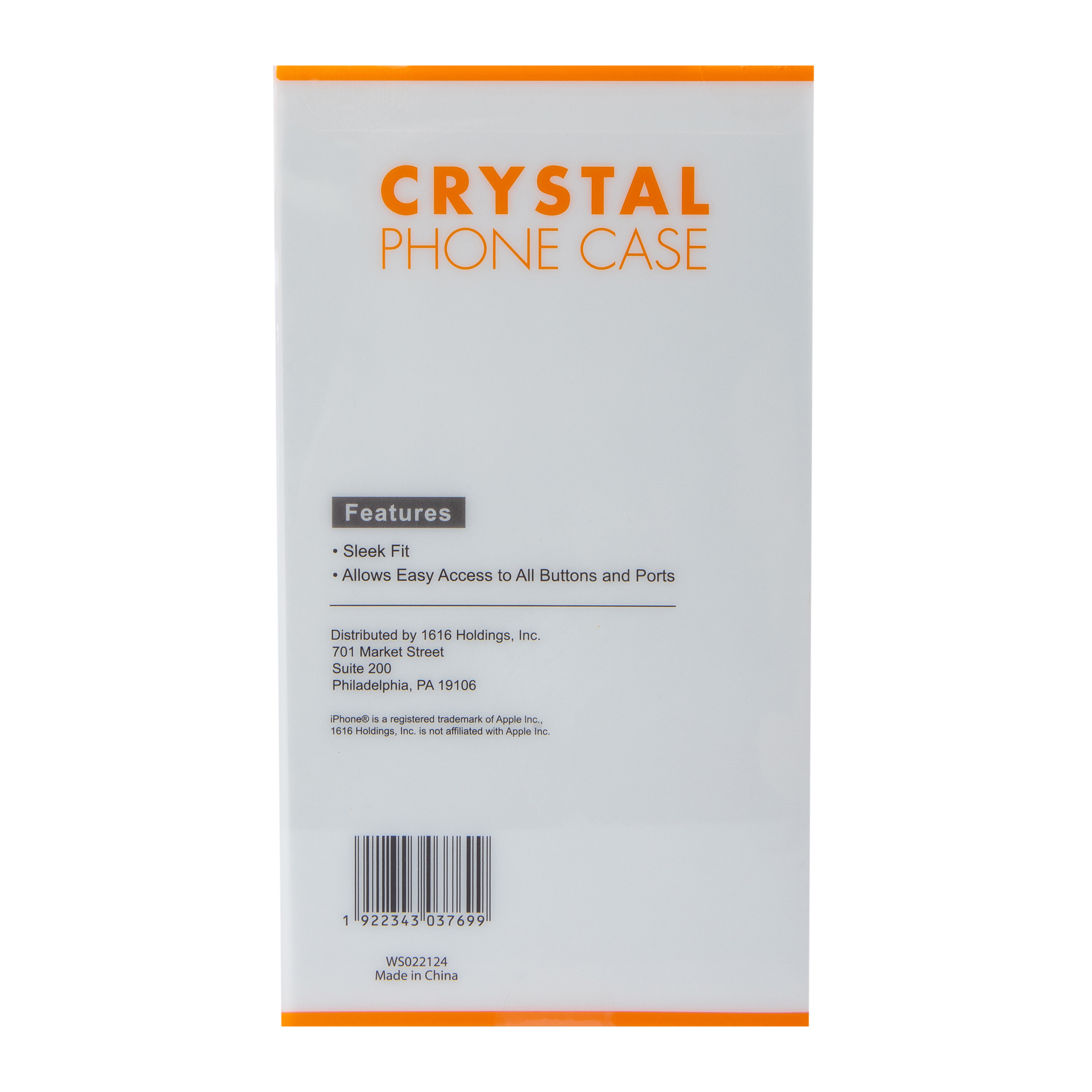 iPhone SE®/8® Clear Crystal Phone Case