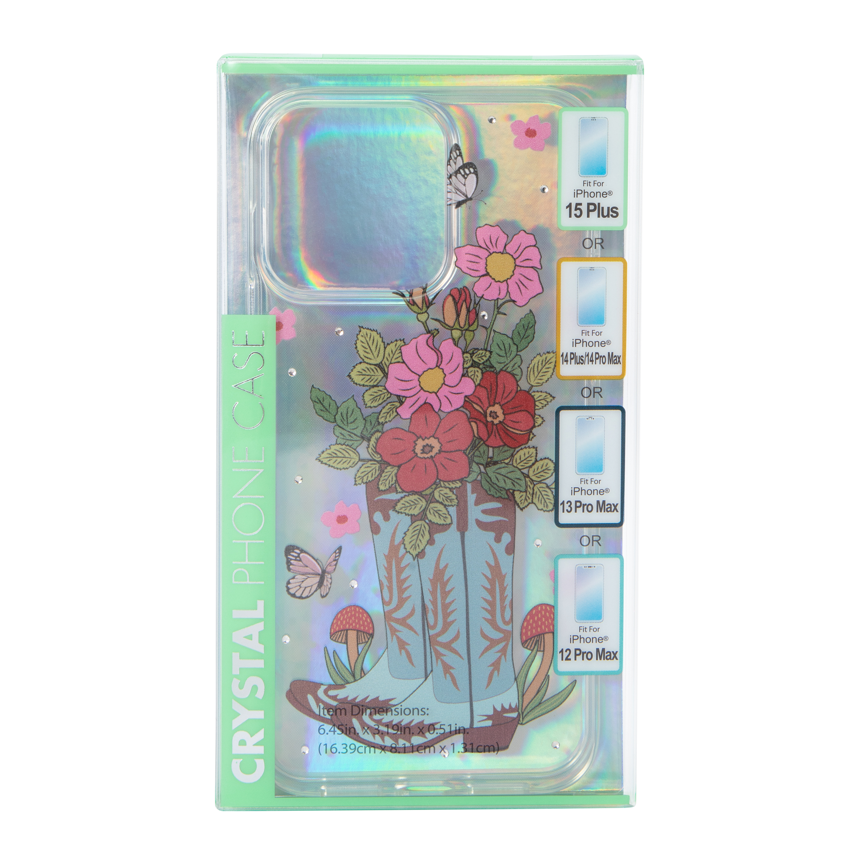 iPhone 15 Plus®/14 Pro Max® Clear Crystal Phone Case