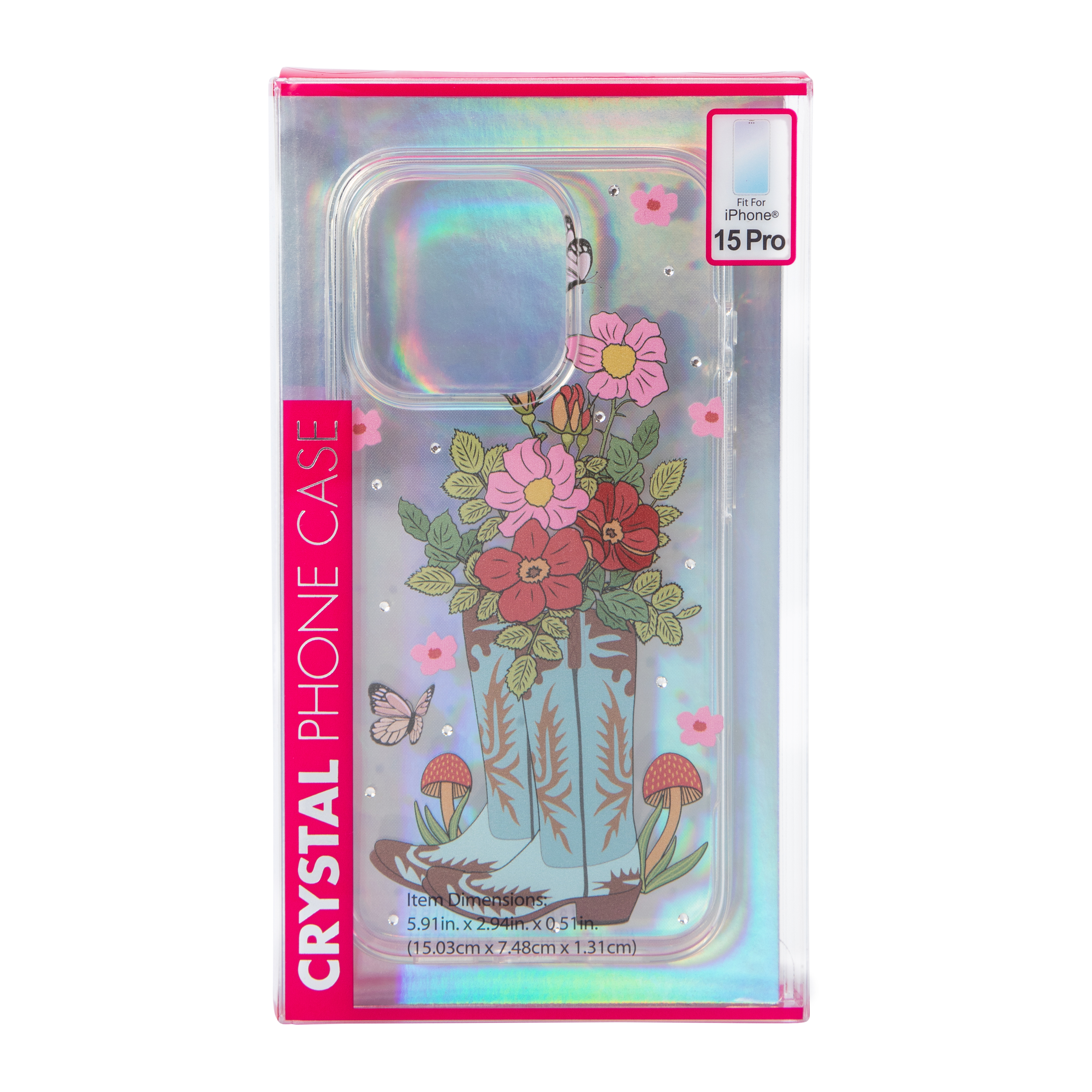 iPhone 15 Pro® Clear Crystal Phone Case