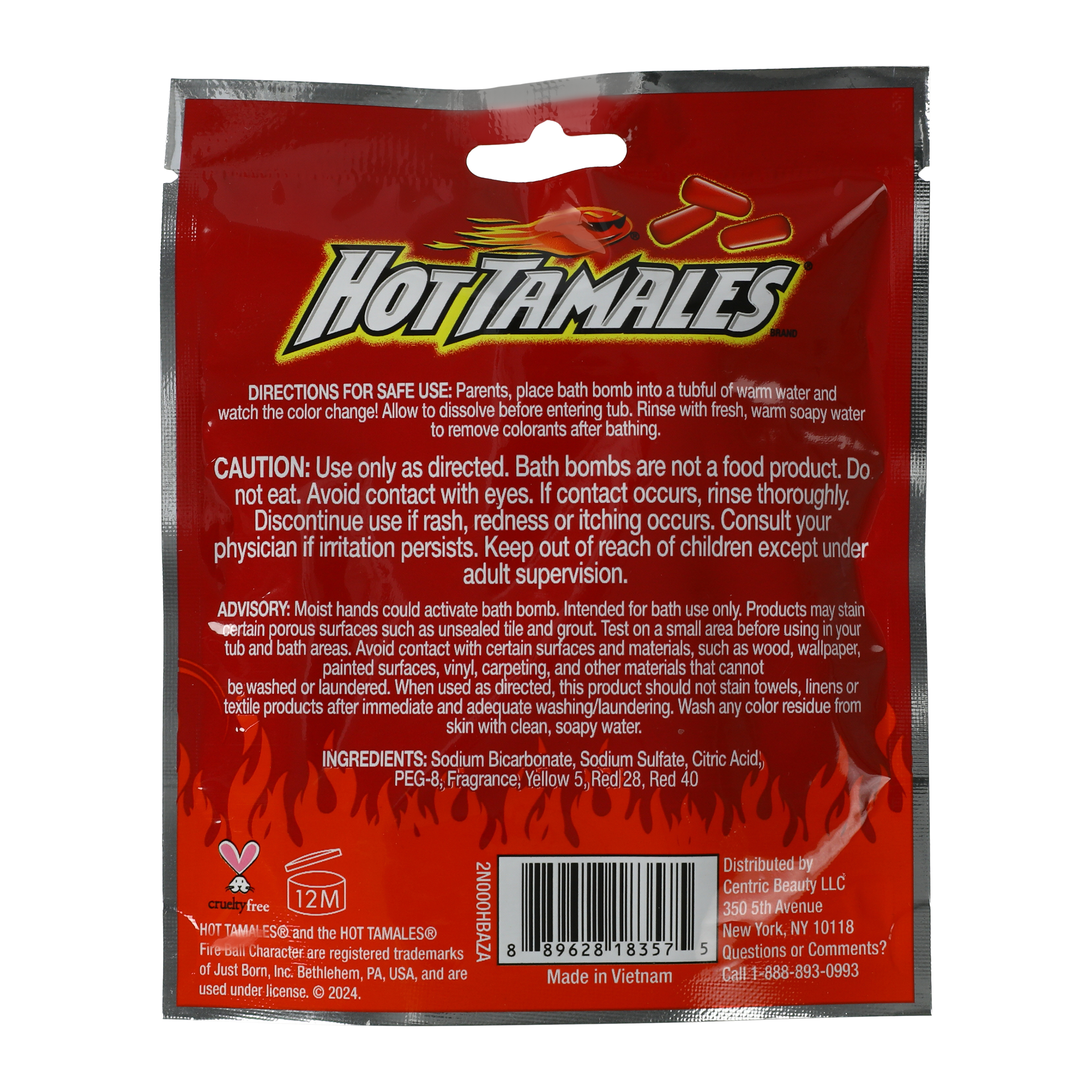 Hot Tamales® Scented Bath Bomb 1.41oz