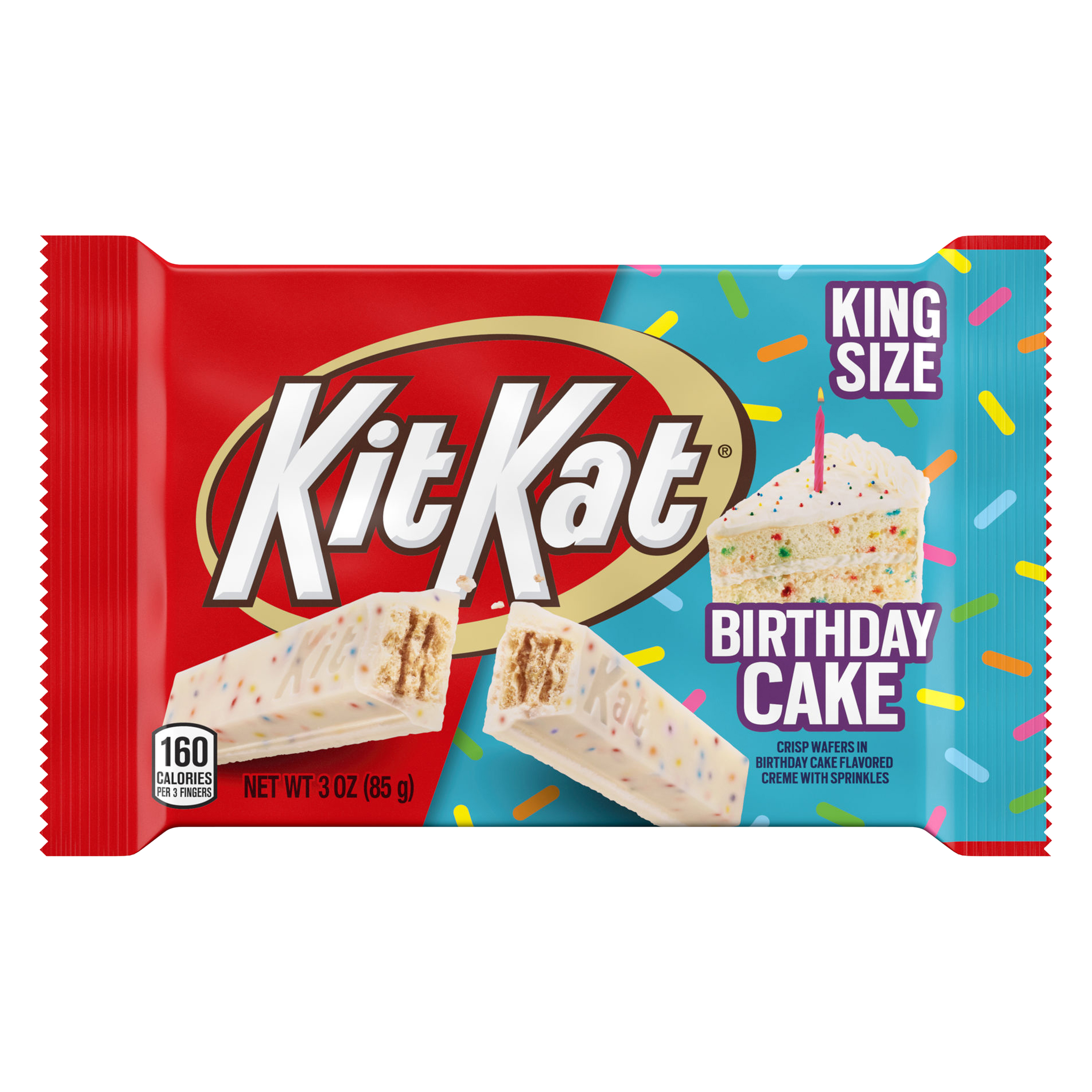 Kit Kat® King Size Candy Bar 3oz - Birthday Cake