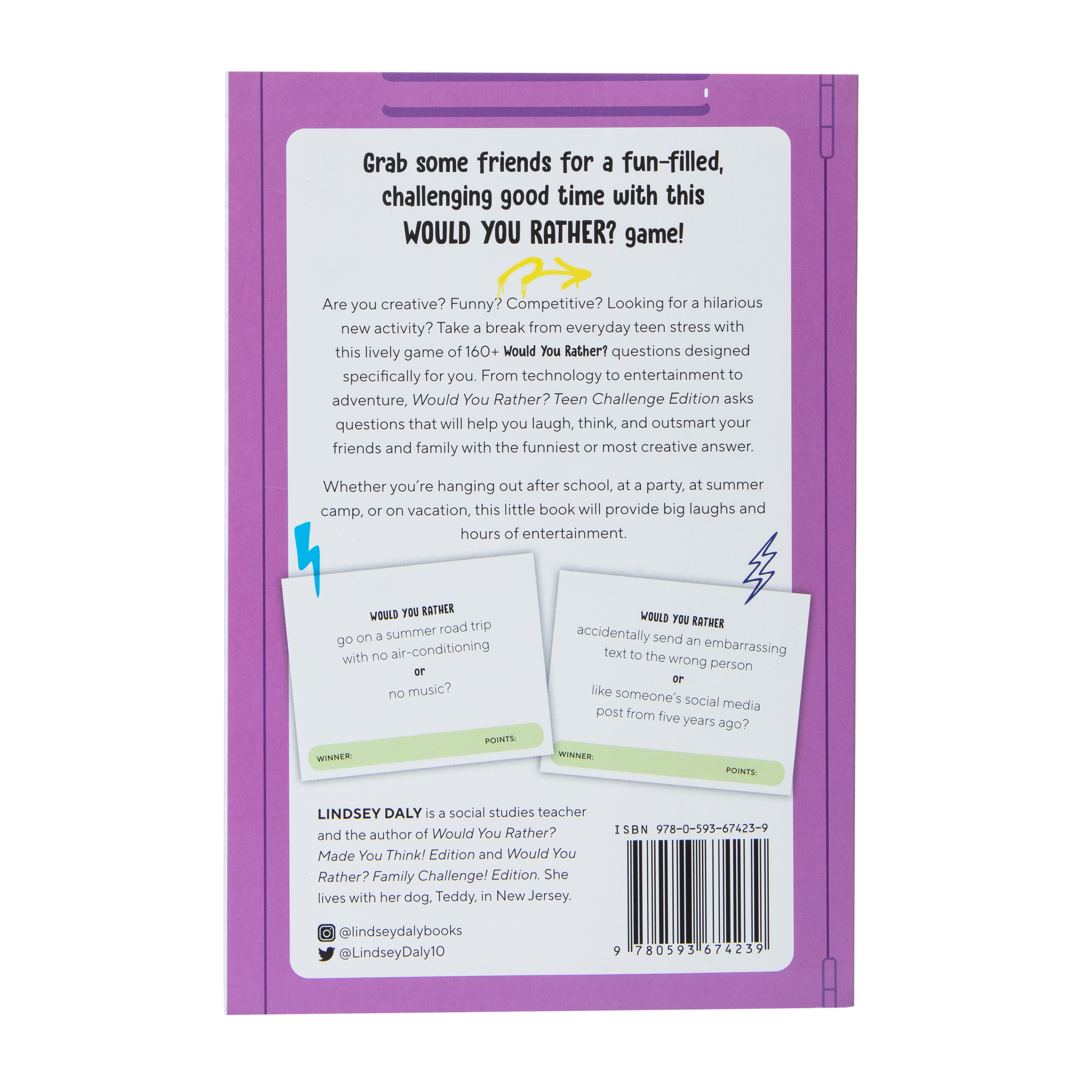 Would You Rather? By Lindsey Daly