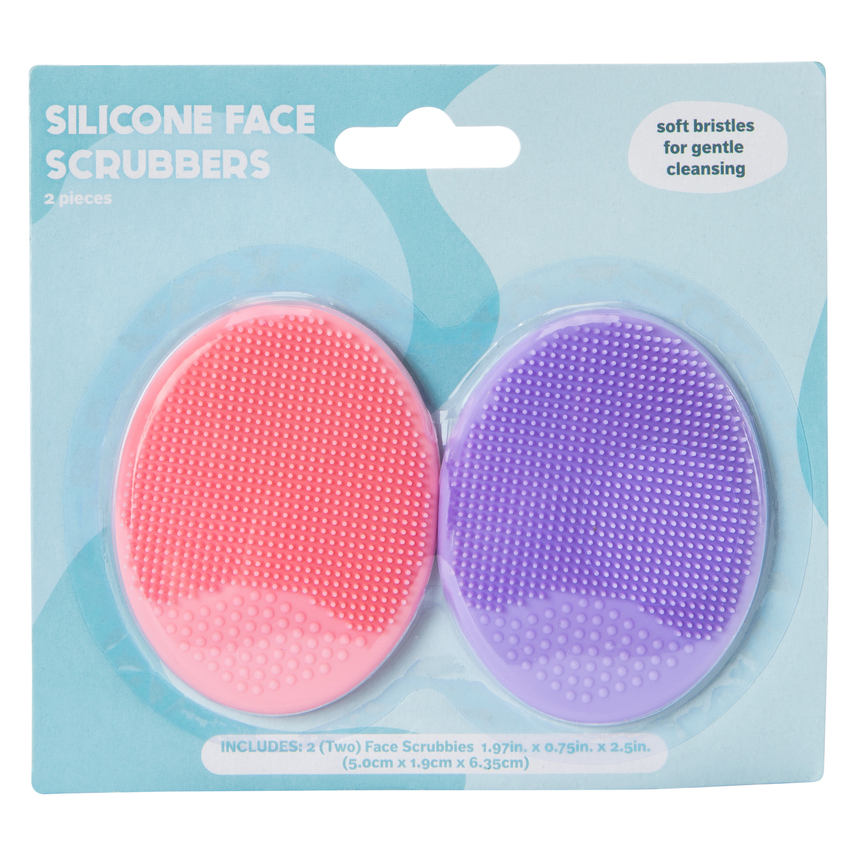 Silicone Face Scrubbers 2-Count