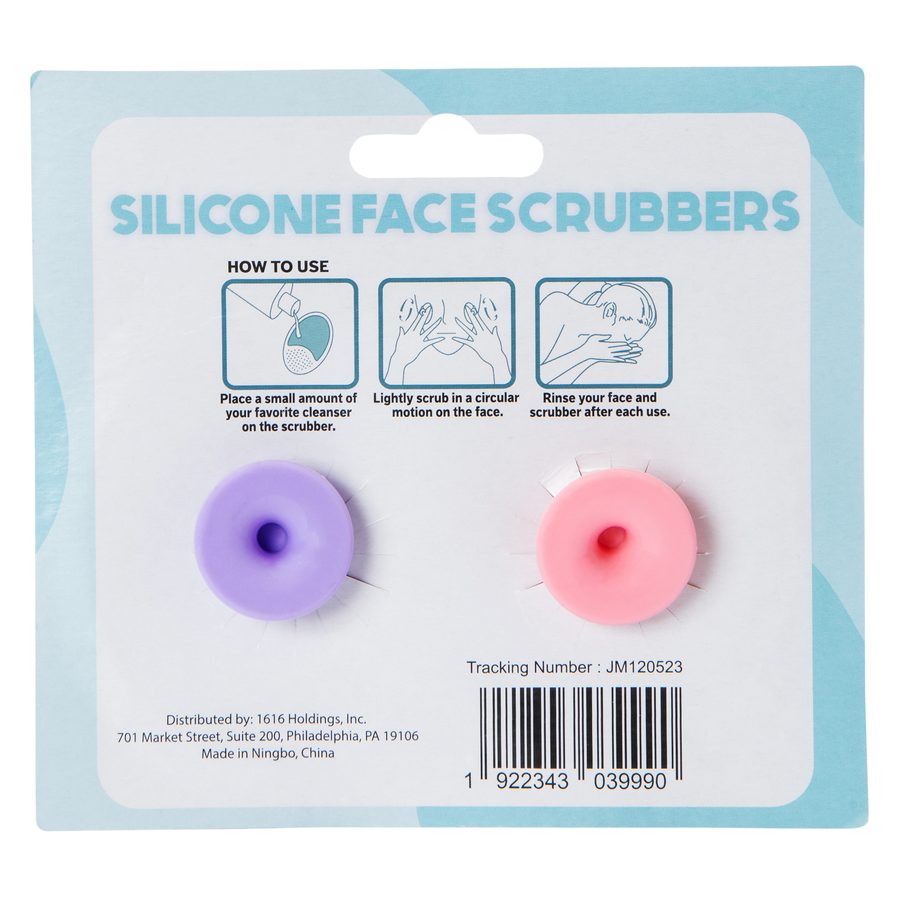 Silicone Face Scrubbers 2-Count