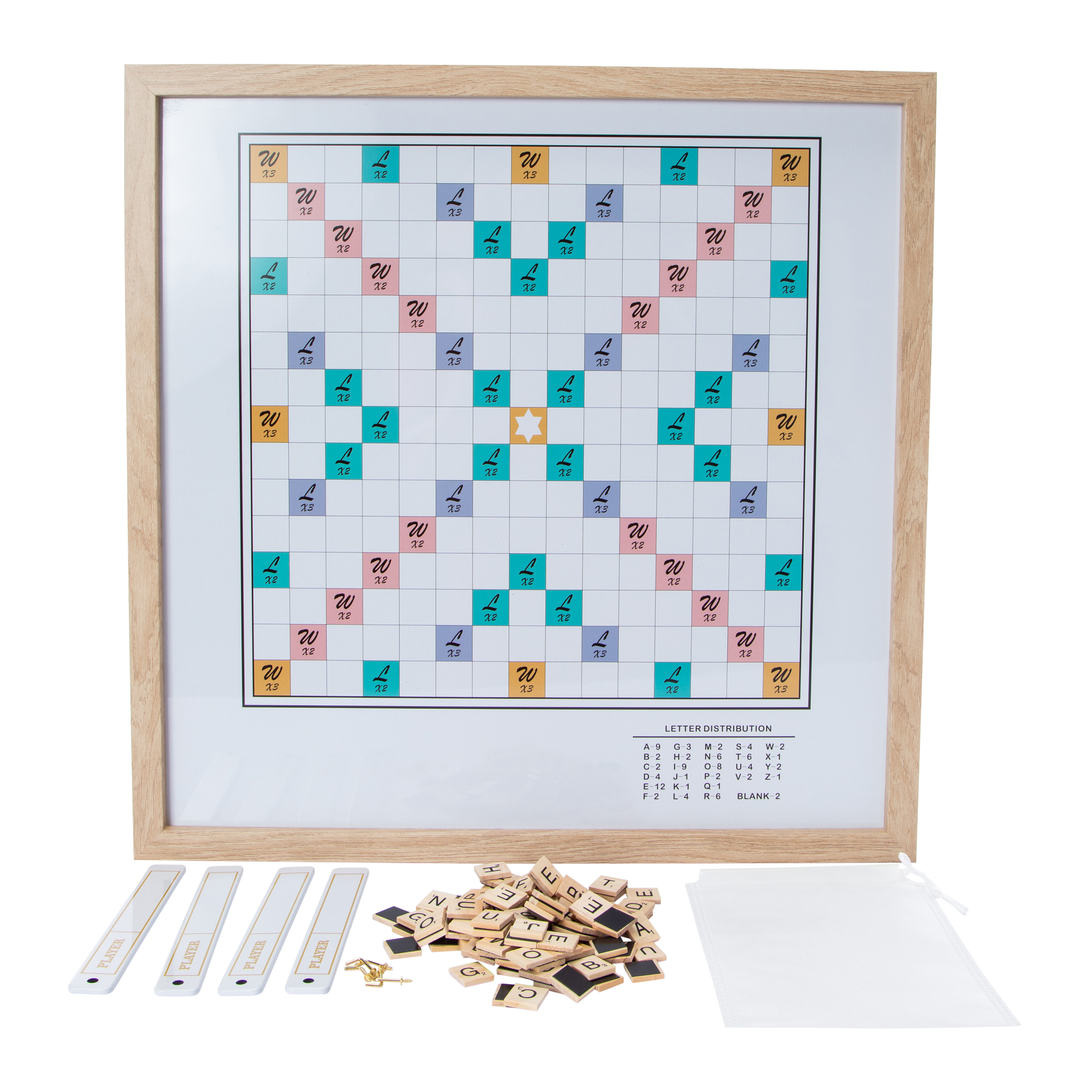 Magnetic Wall Game Cross Words 20in x 20in