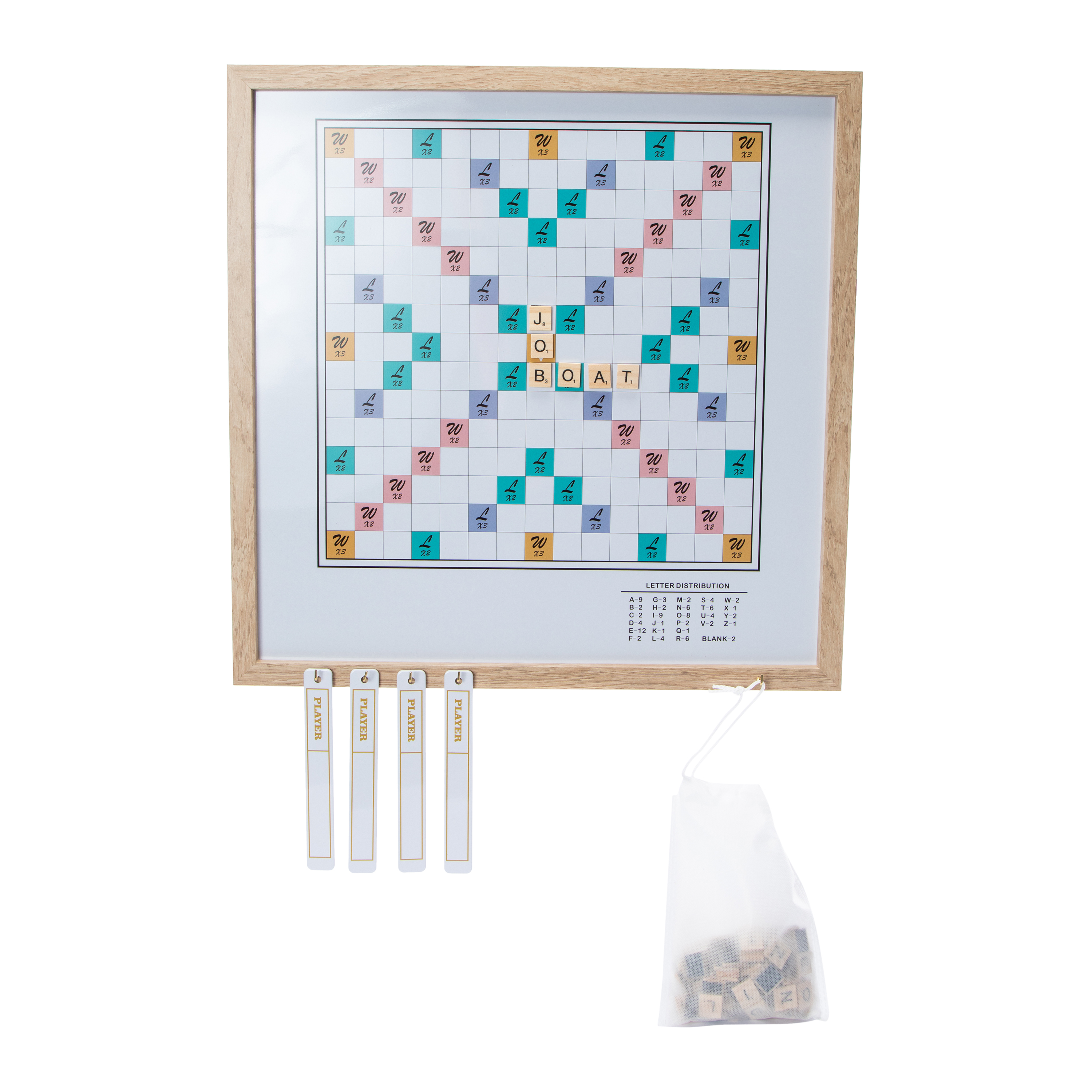 Magnetic Wall Game Cross Words 20in x 20in