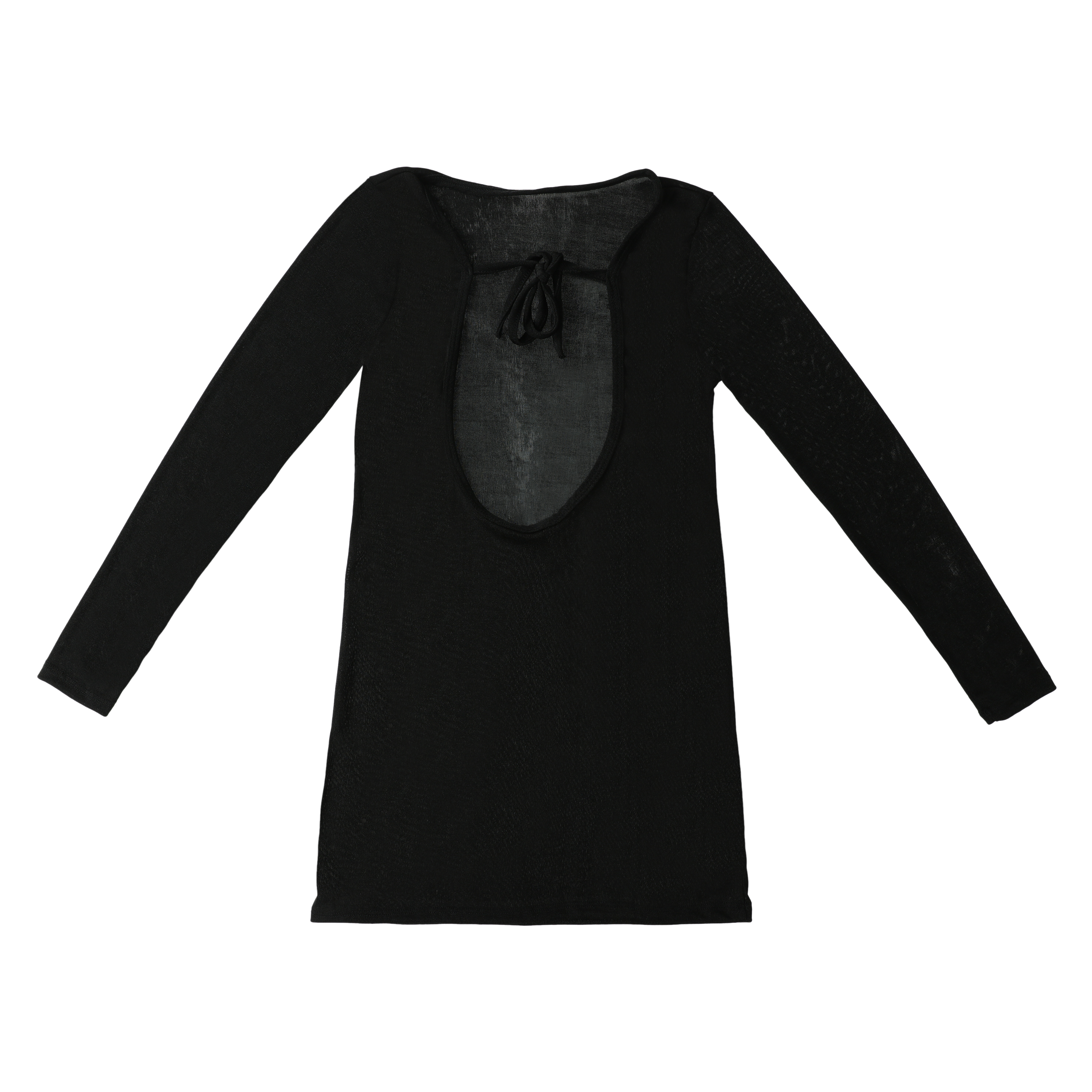 Long-Sleeve Mini Dress