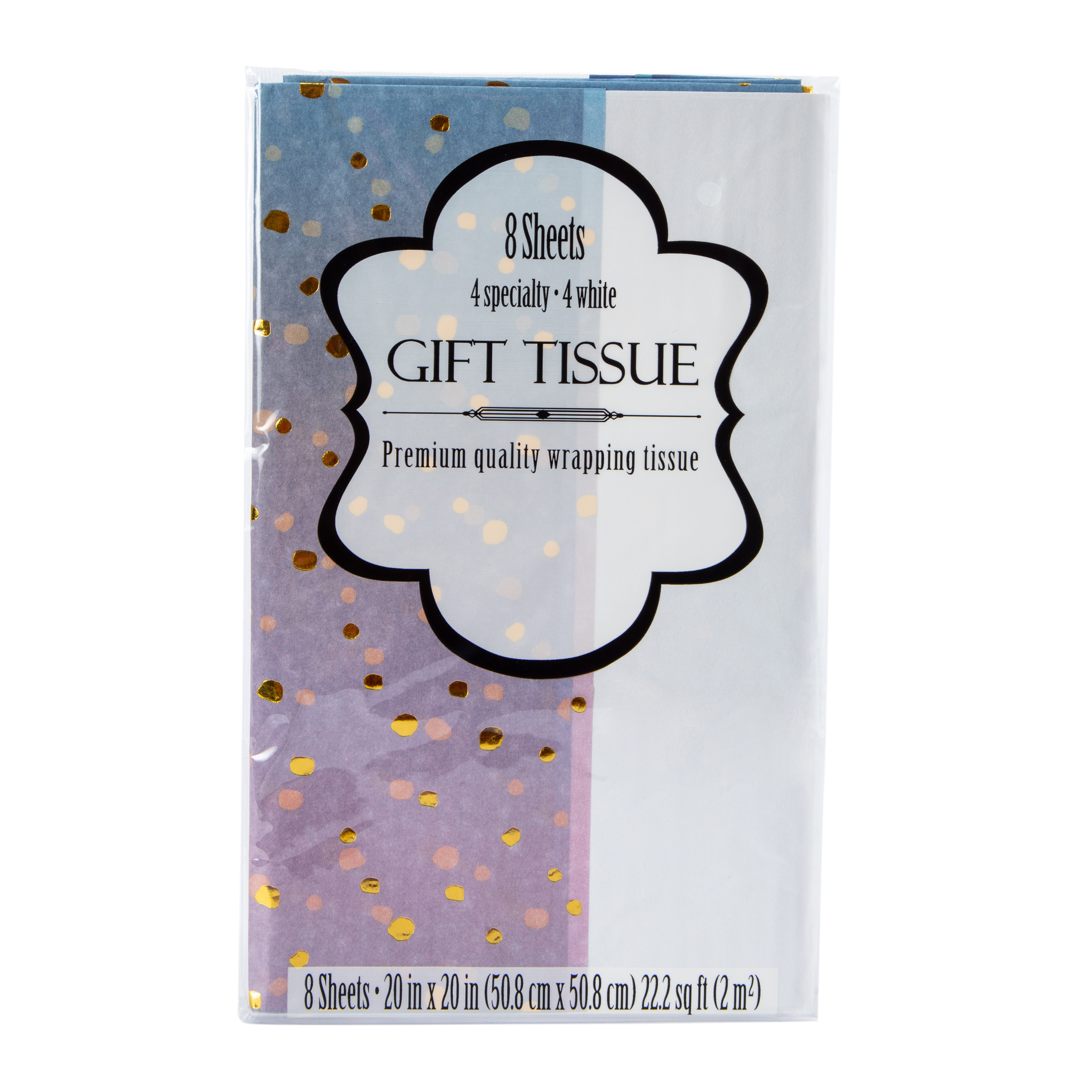 Sparkle Ombre Gift Wrapping Tissue Paper 8-Count