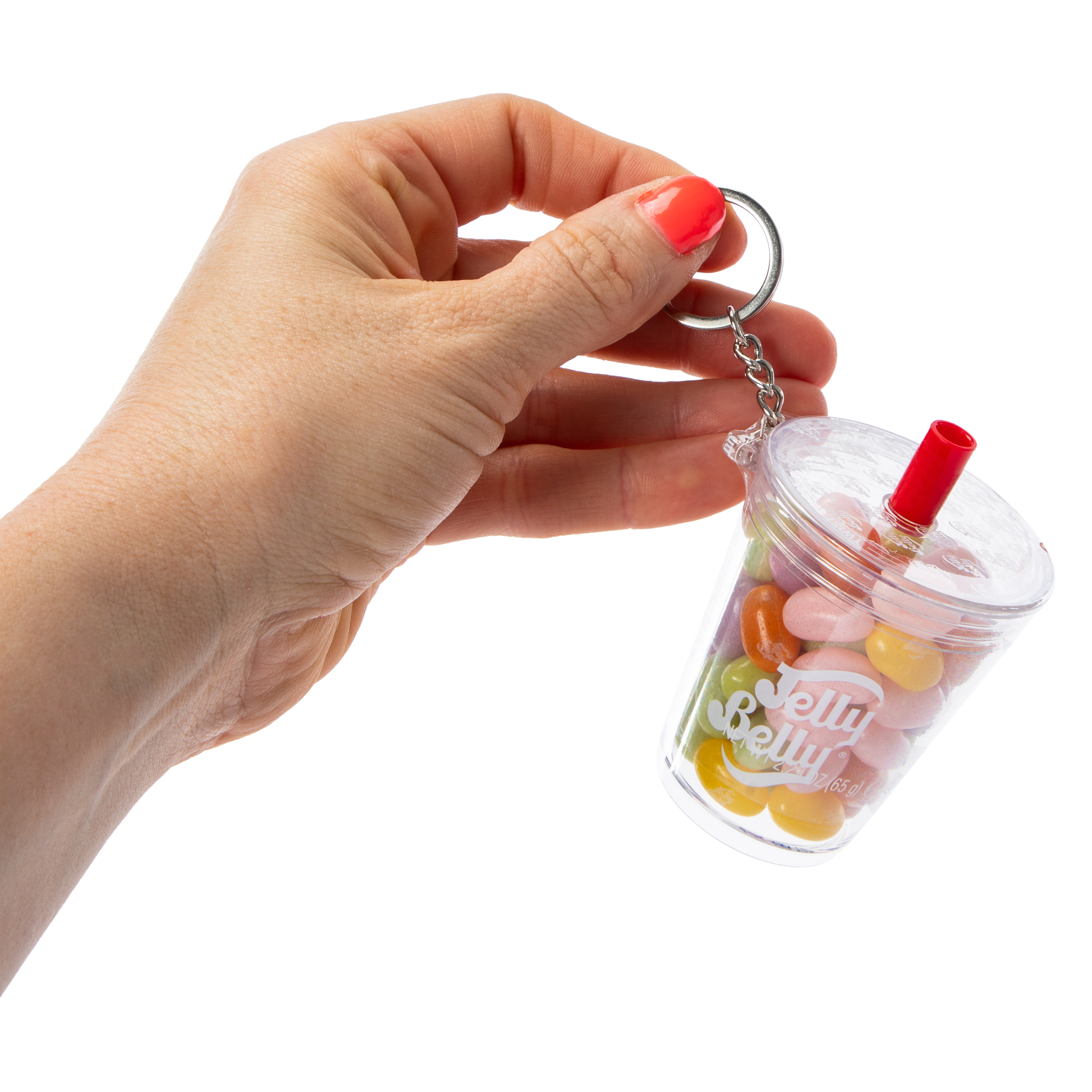 Jelly Belly® Boba Tea Cup Keychain 2.29oz