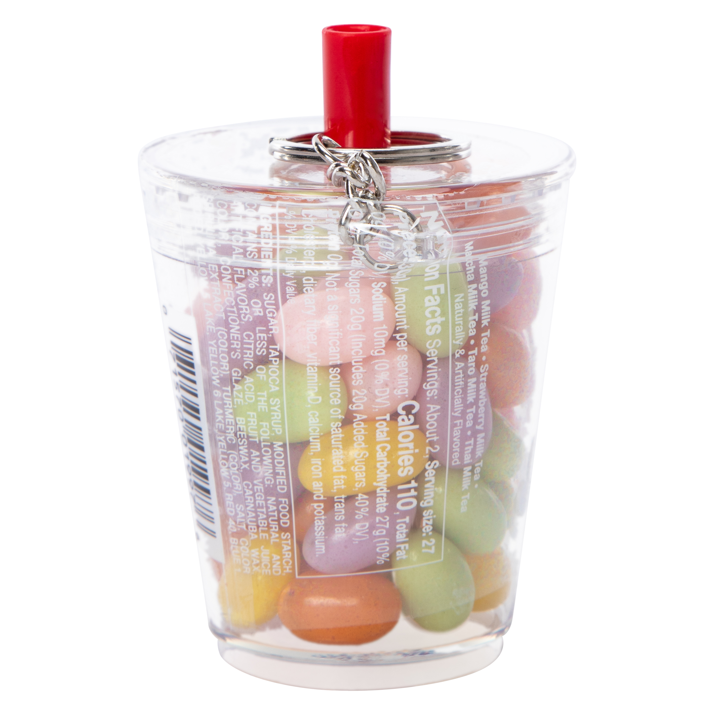Jelly Belly® Boba Tea Cup Keychain 2.29oz