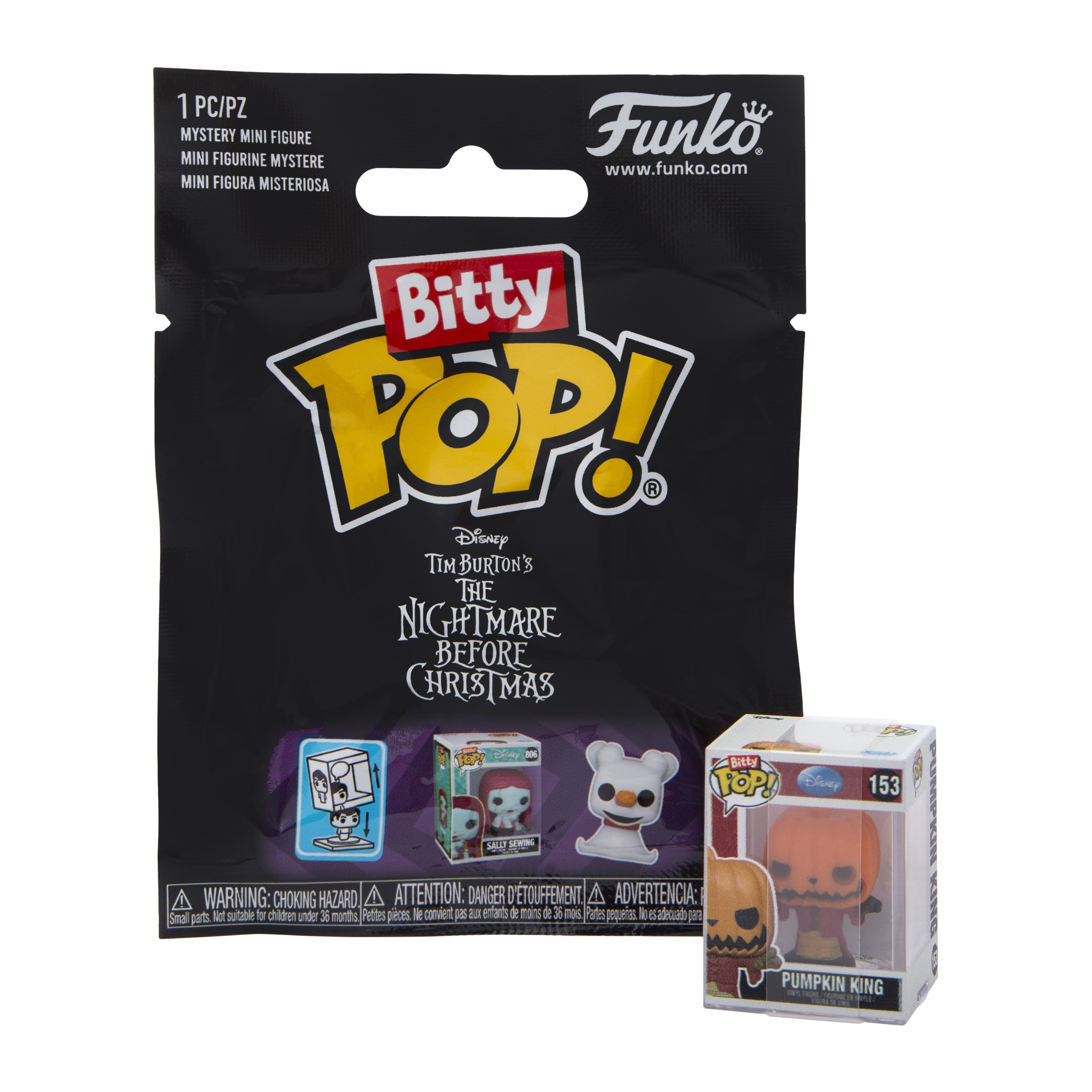 Funko Bitty Pop! Disney Tim Burton's The Nightmare Before Christmas Mystery Mini Figure Blind Bag