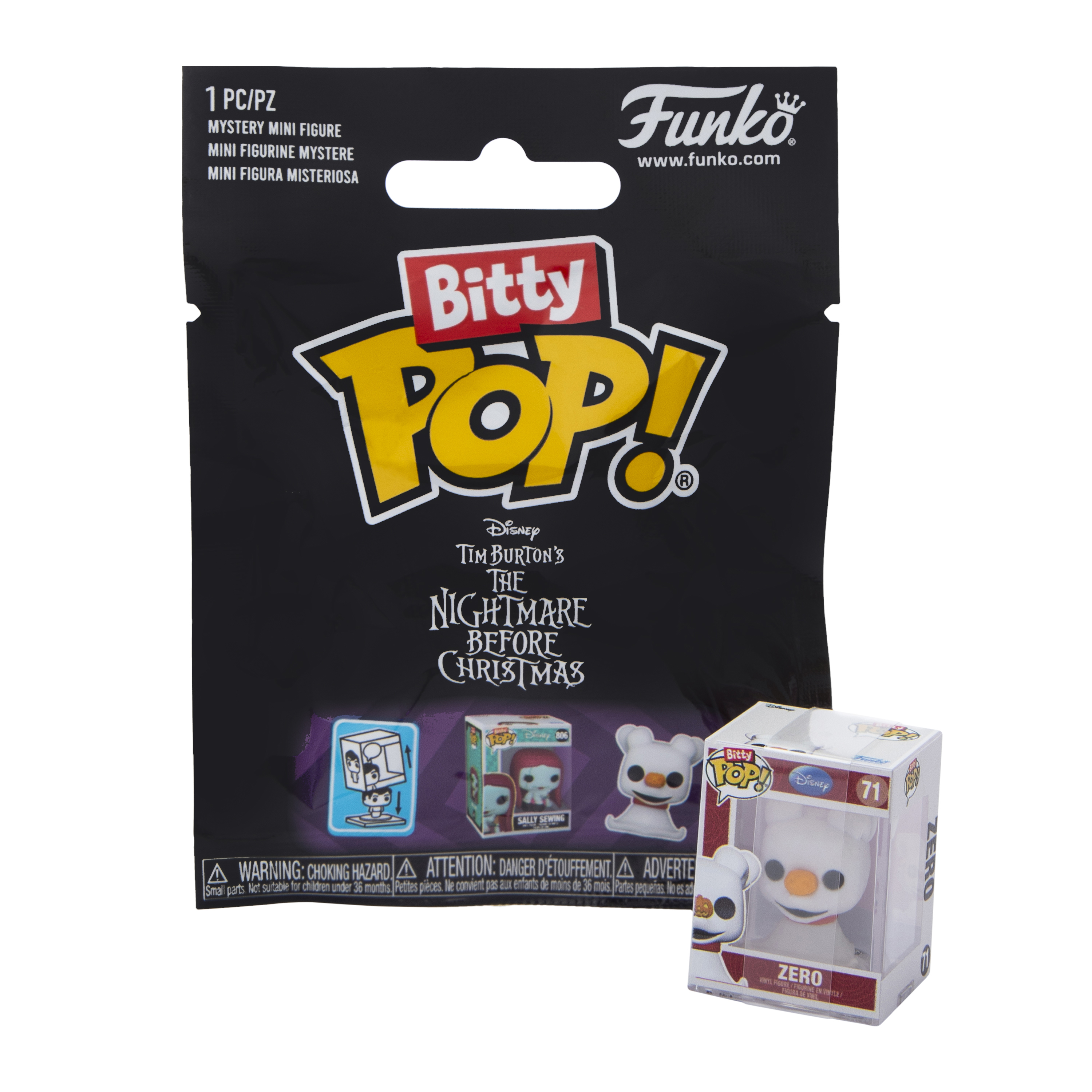 Funko Bitty Pop! Disney Tim Burton's The Nightmare Before Christmas Mystery Mini Figure Blind Bag