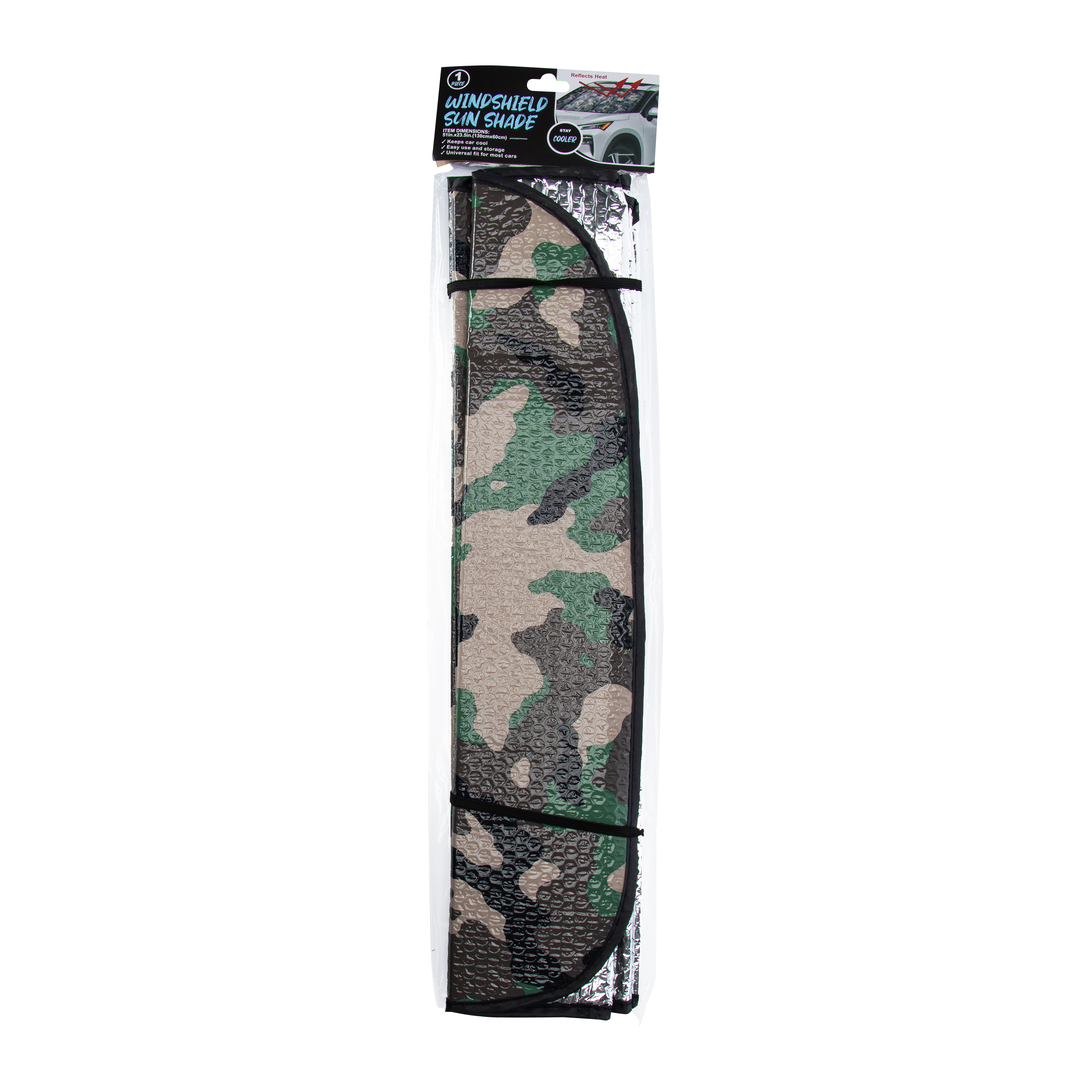Universal Fit Windshield Sun Shade 51in x 23.6 Five Below