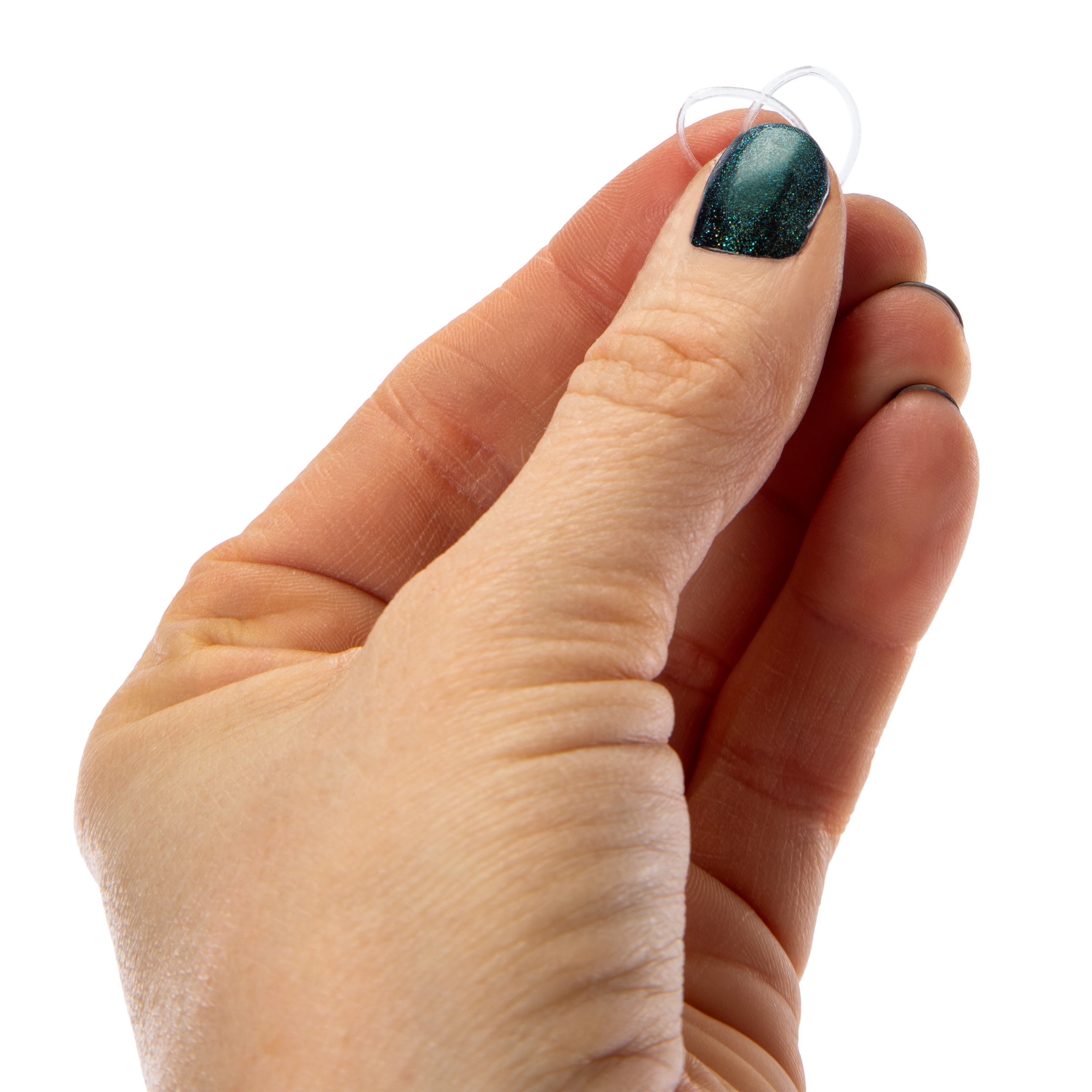 Polyband Mini Hair Ties With Pouch 750-Count