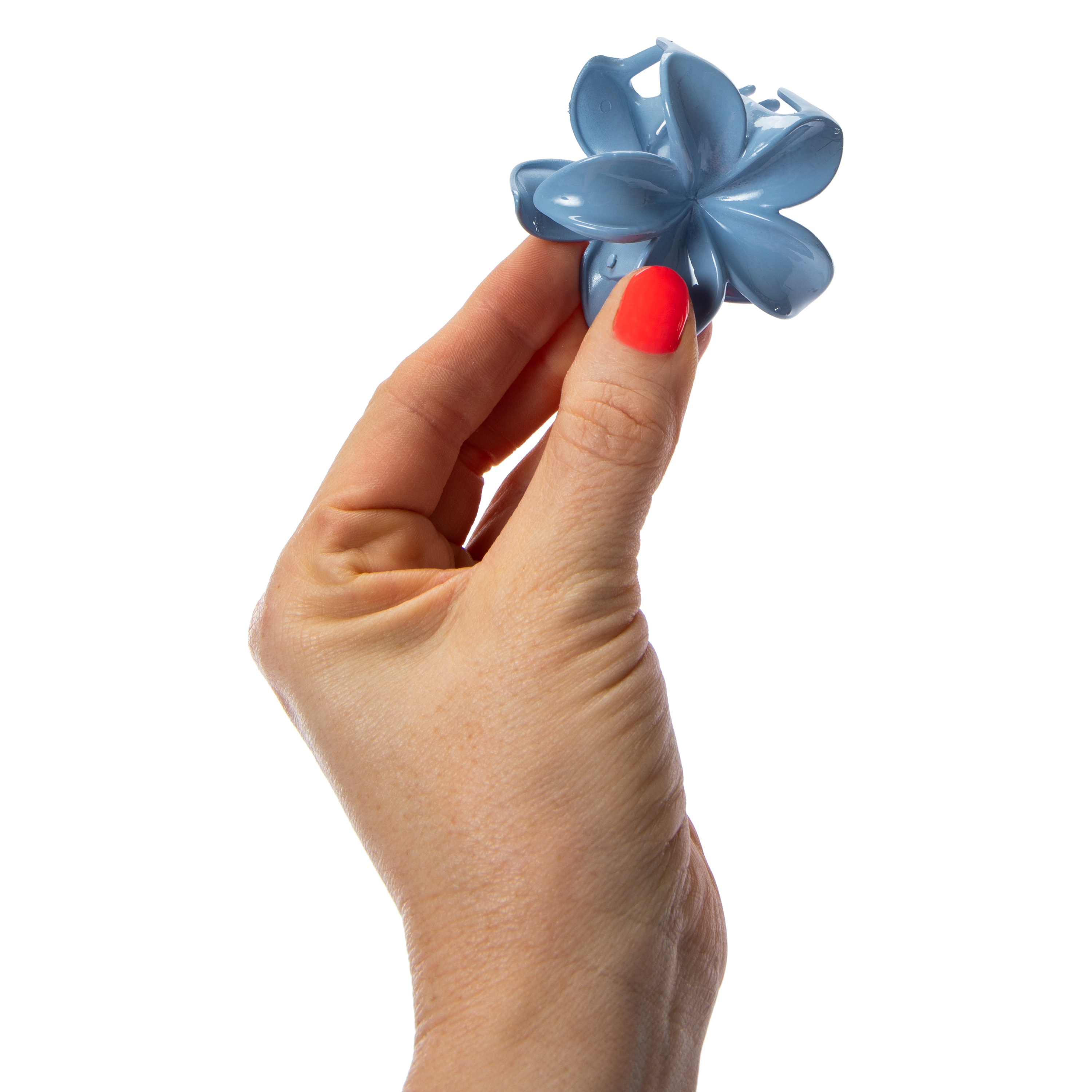 Floral Hibiscus Claw Clips Set 6-Count