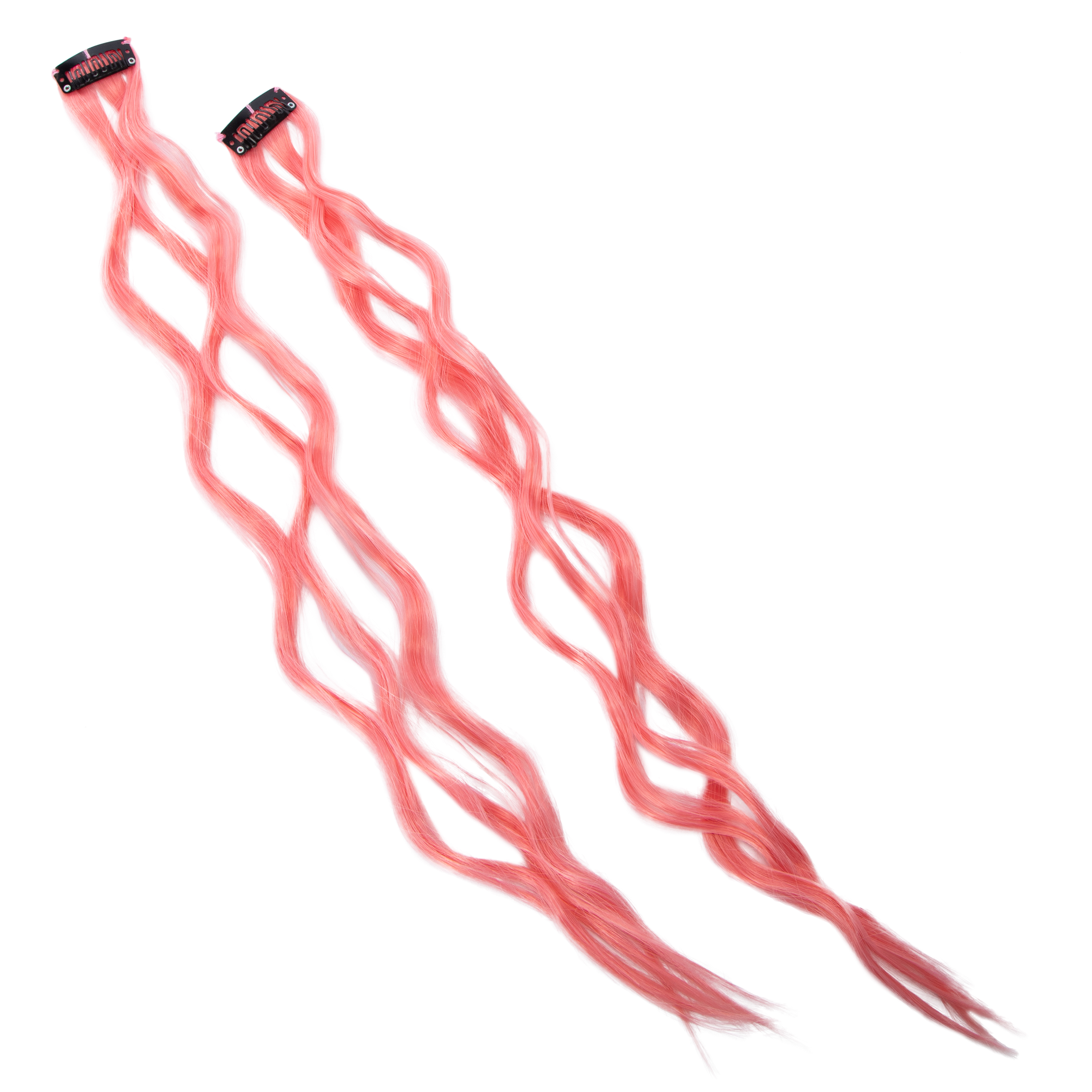 Beach Wave Faux Hair Clips 2-Count, 15.75in