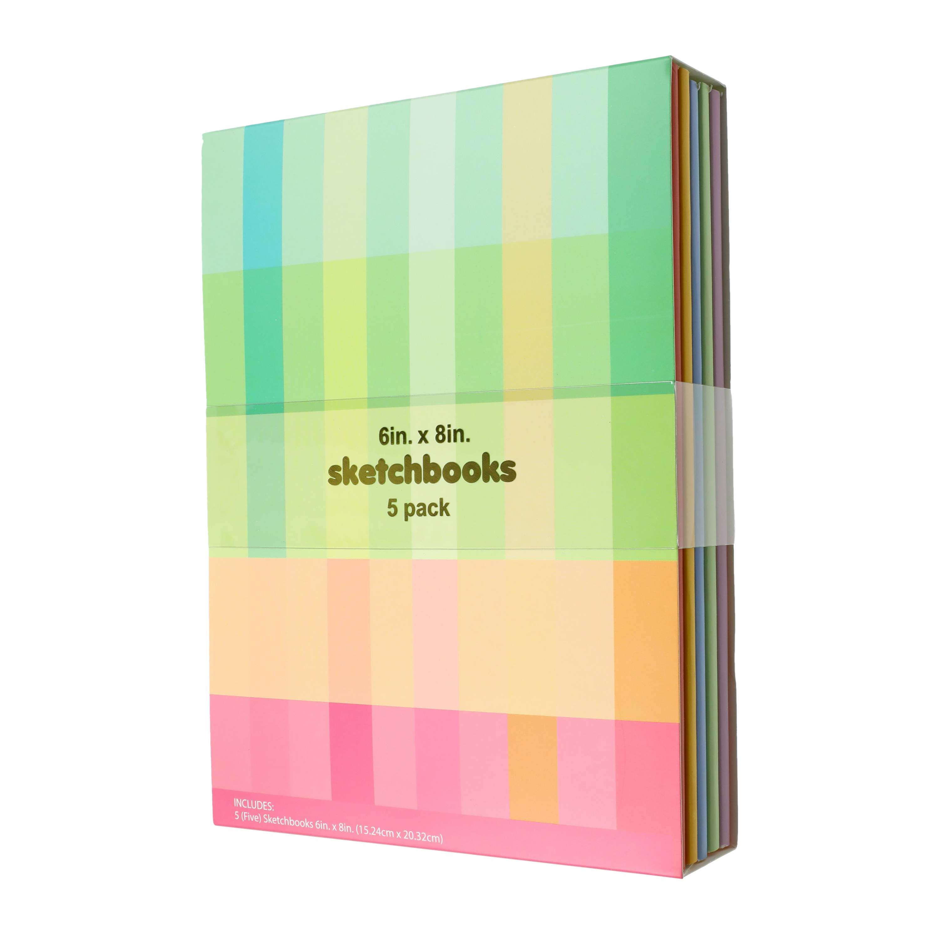 6in x 8in Sketchbook Set 5-Count