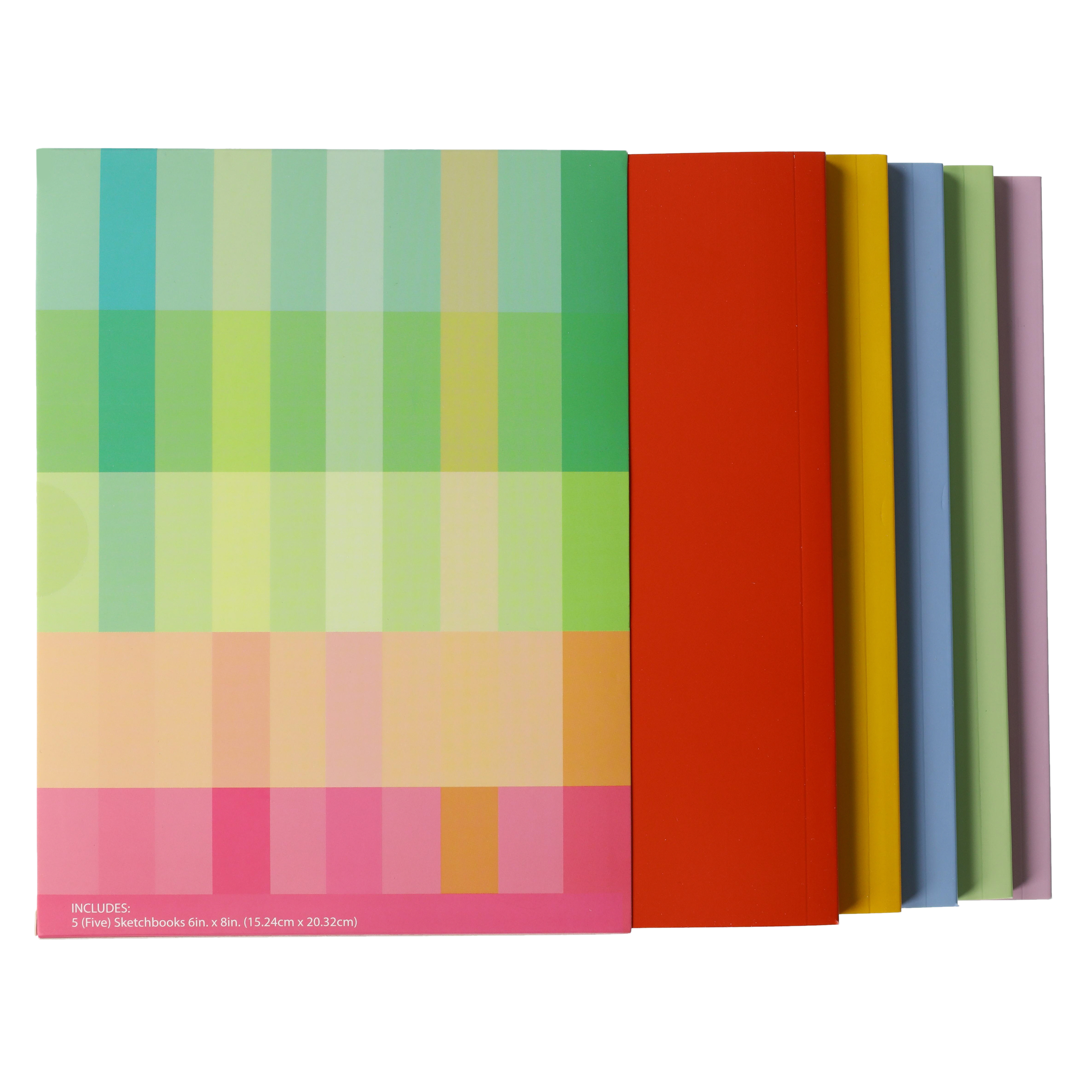 6in x 8in Sketchbook Set 5-Count