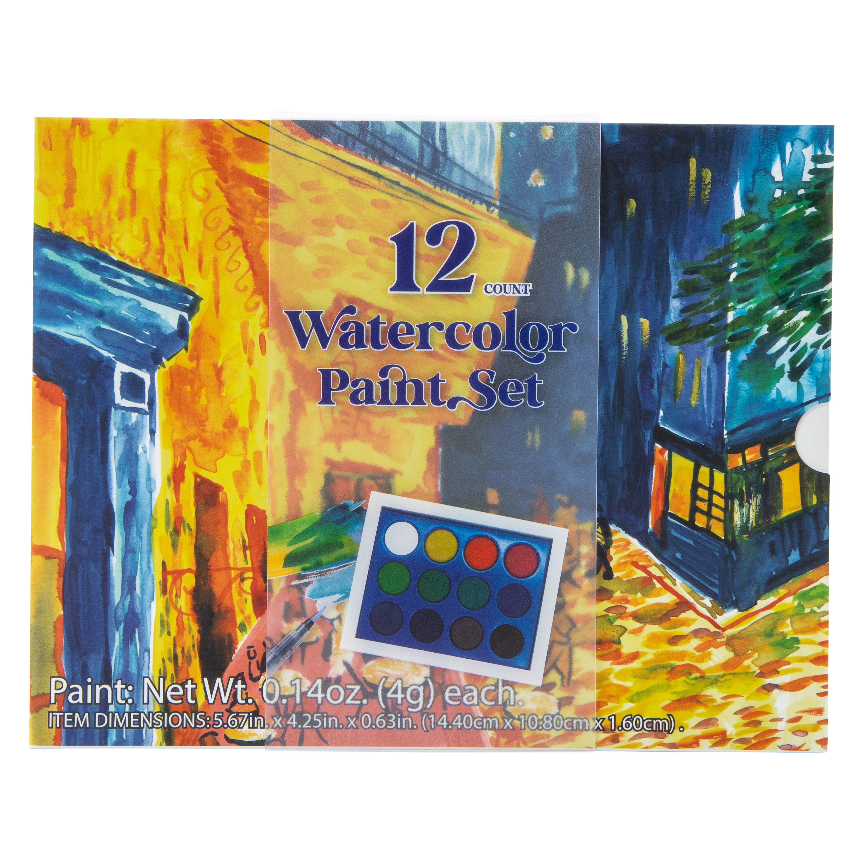 Watercolor Paint Set 12-Count